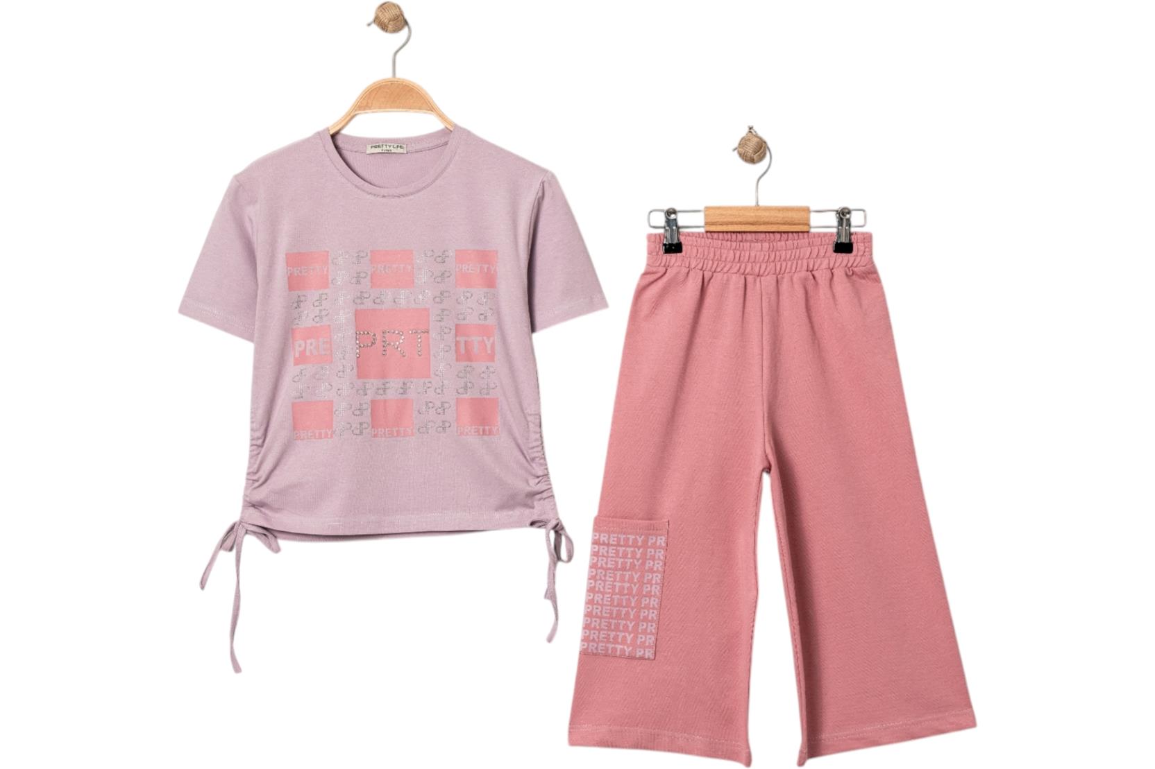 7266 الجملة الأطفال الصيف قطعتين الدعاوى للفتيات الذين تتراوح أعمارهم بين 5-8