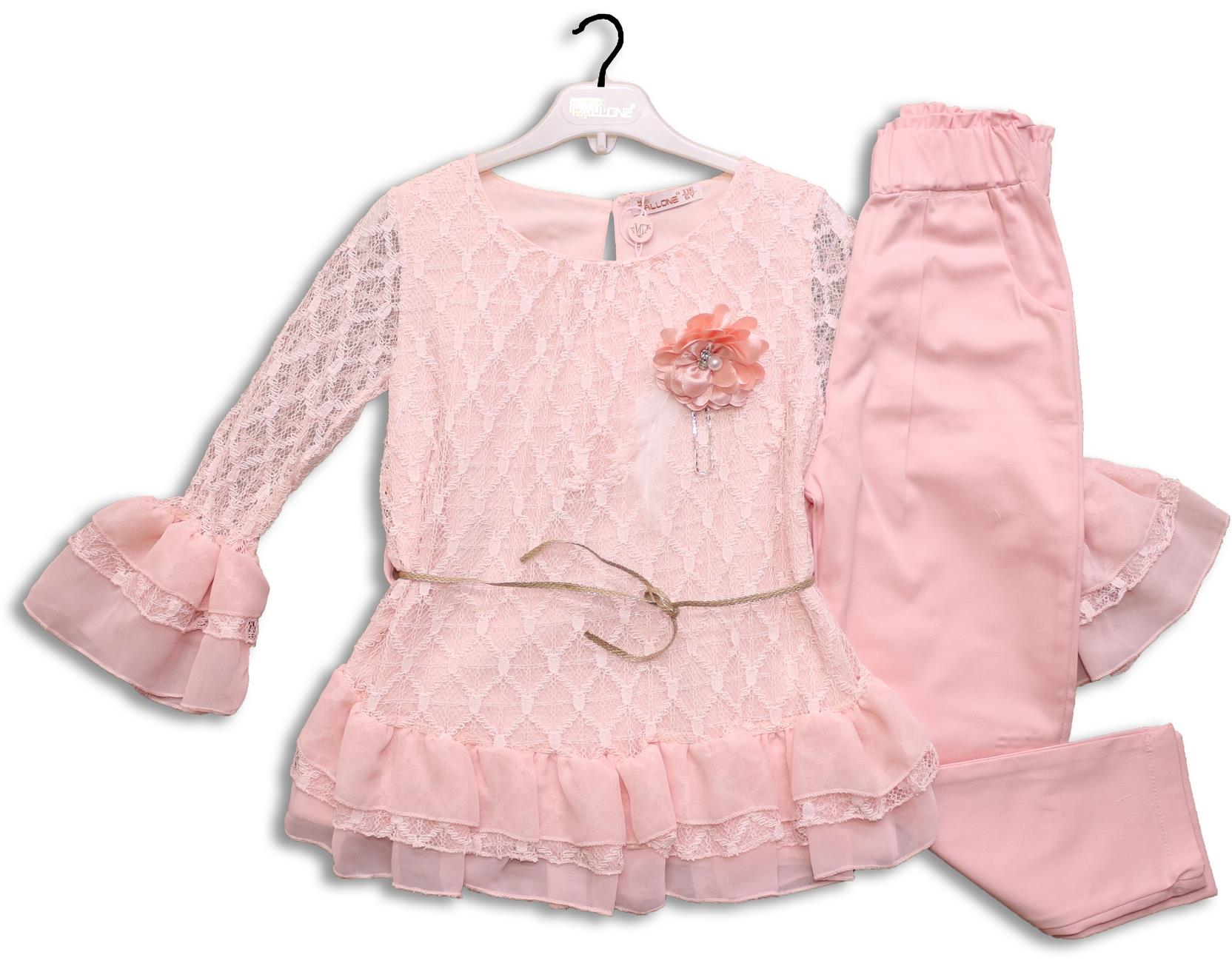 3394 оптом детские костюмы-двойки для девочек на 6-7-8-9 лет  