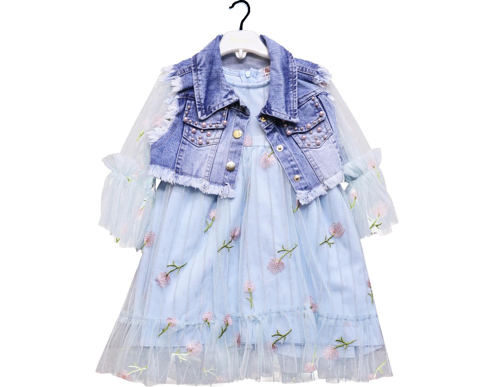 3434 فستان بنات بالجملة 2-3-4-5 سنوات