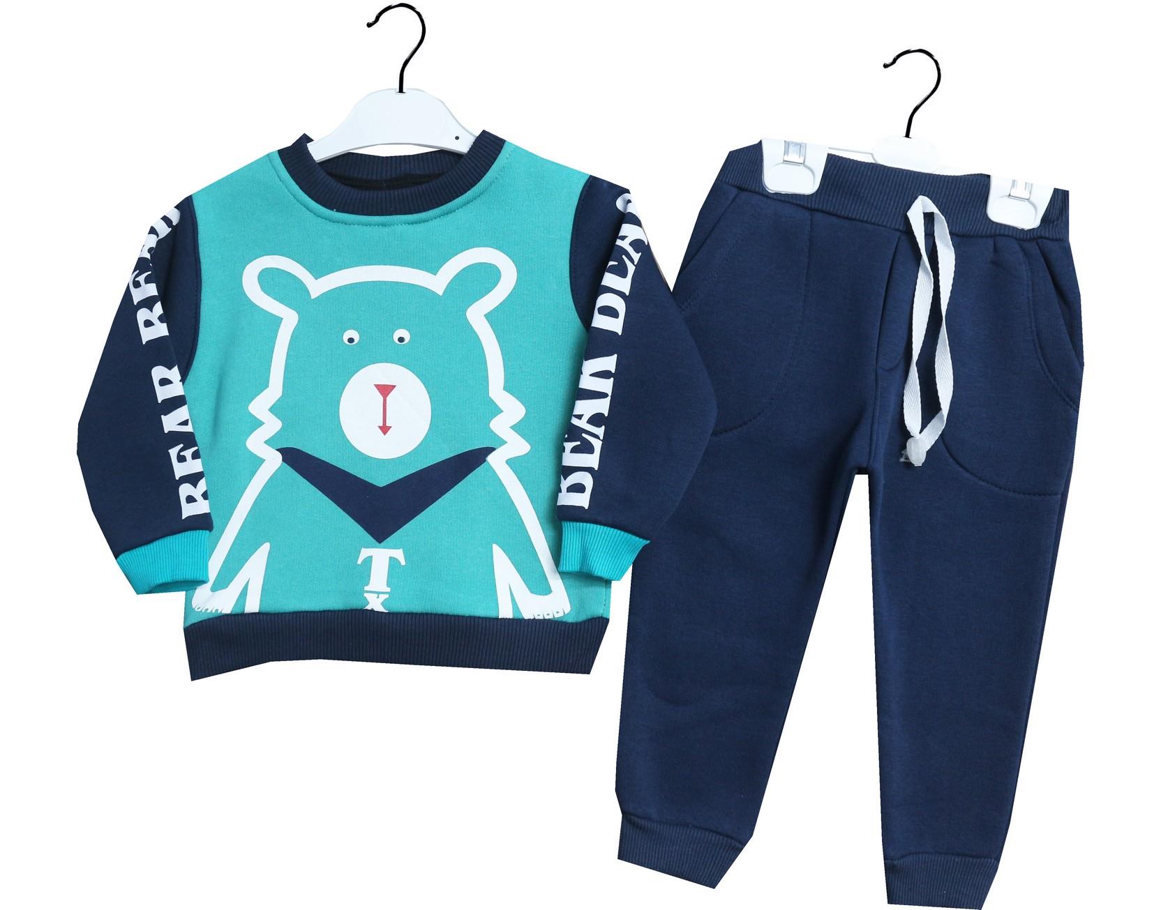 2350 بدلة صبي مزدوج 3 حبال بالجملة 2-3-4-5 سنوات