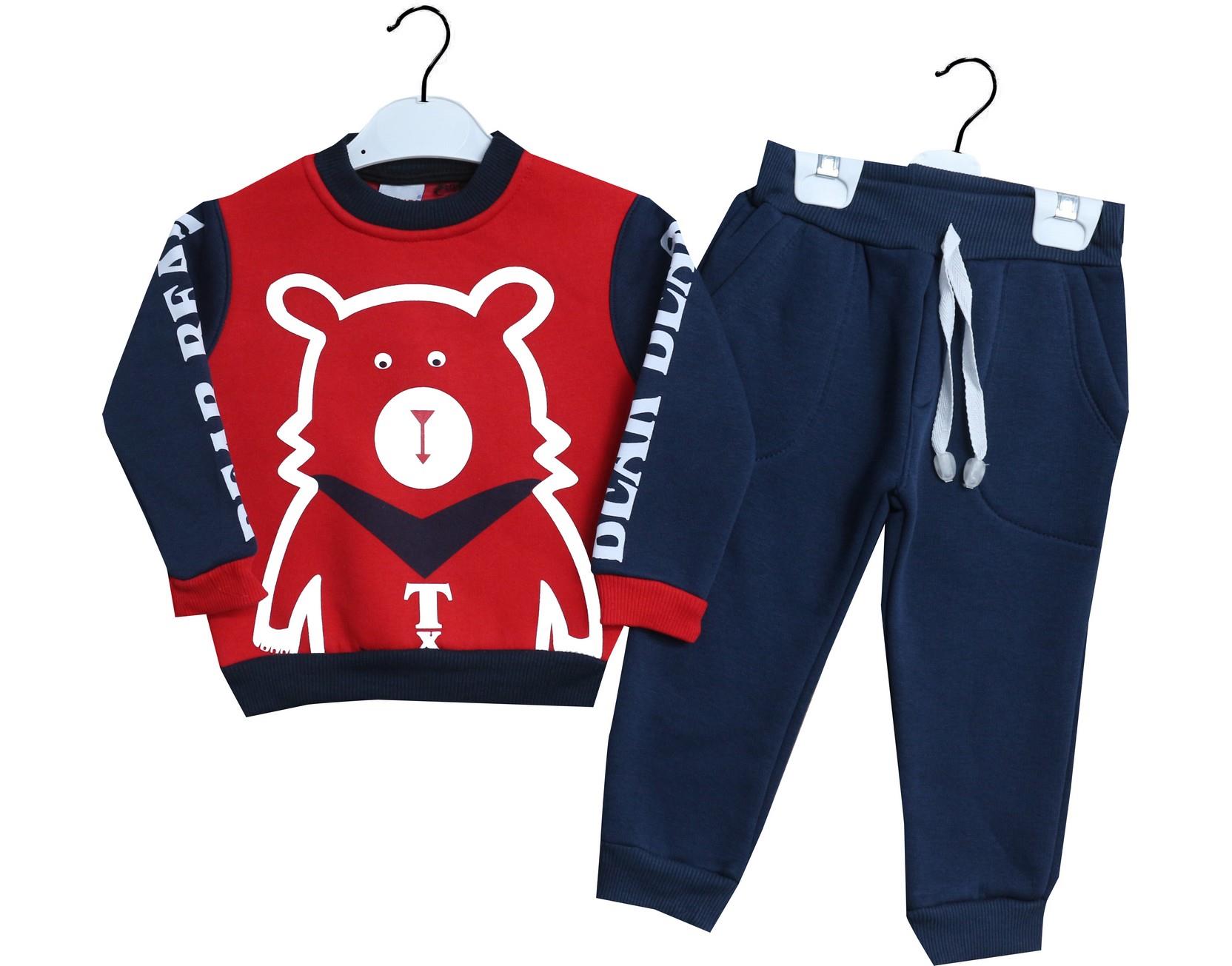 2350 بدلة صبي مزدوج 3 حبال بالجملة 2-3-4-5 سنوات