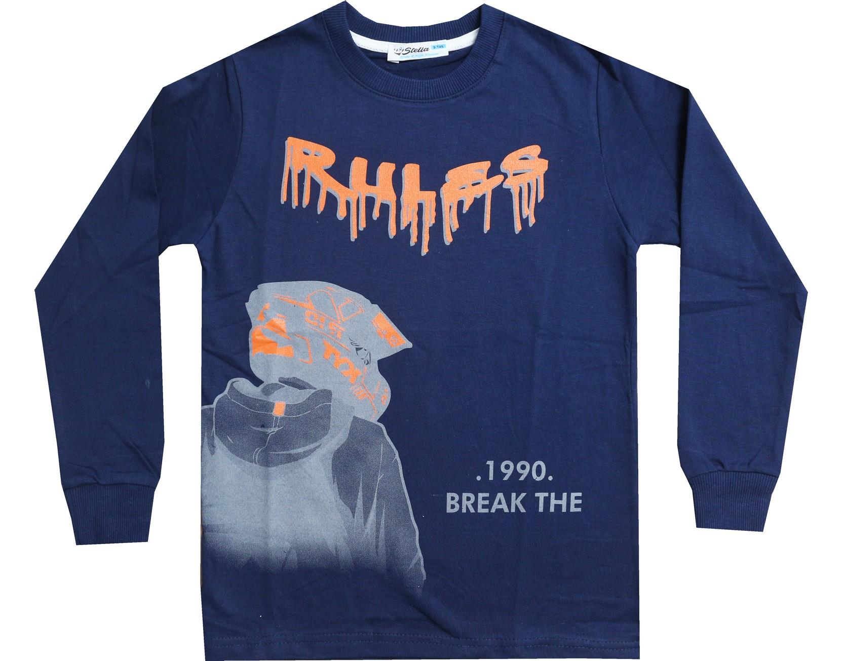 288 قواعد الجملة طباعة قميص من النوع الثقيل للأولاد 9-10-11-12 سنة