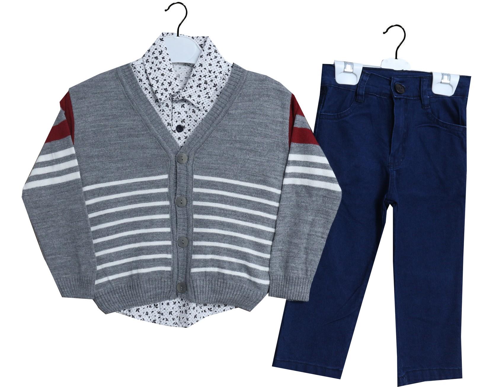 8823 wholesale triple kids suit 2-3-4-5 years