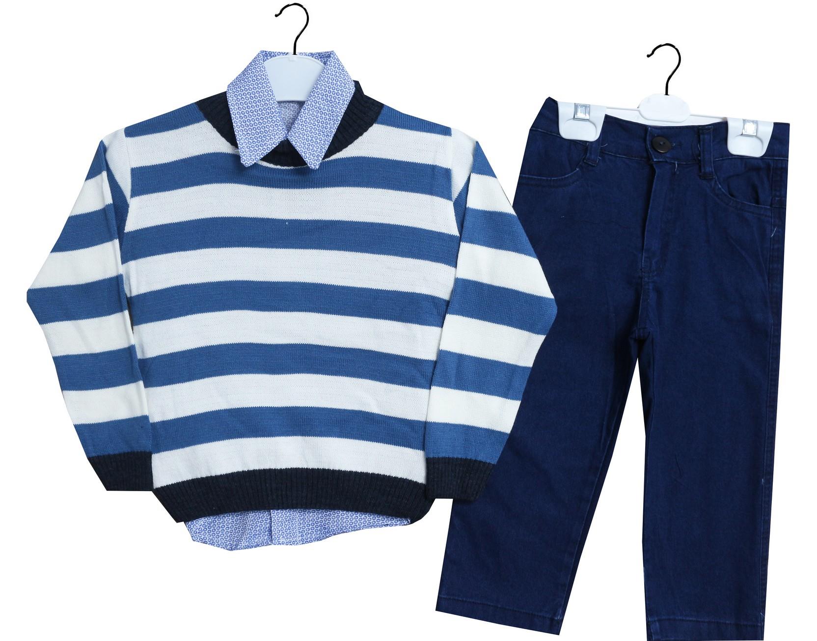 8879 wholesale triple kids suit 2-3-4-5 years