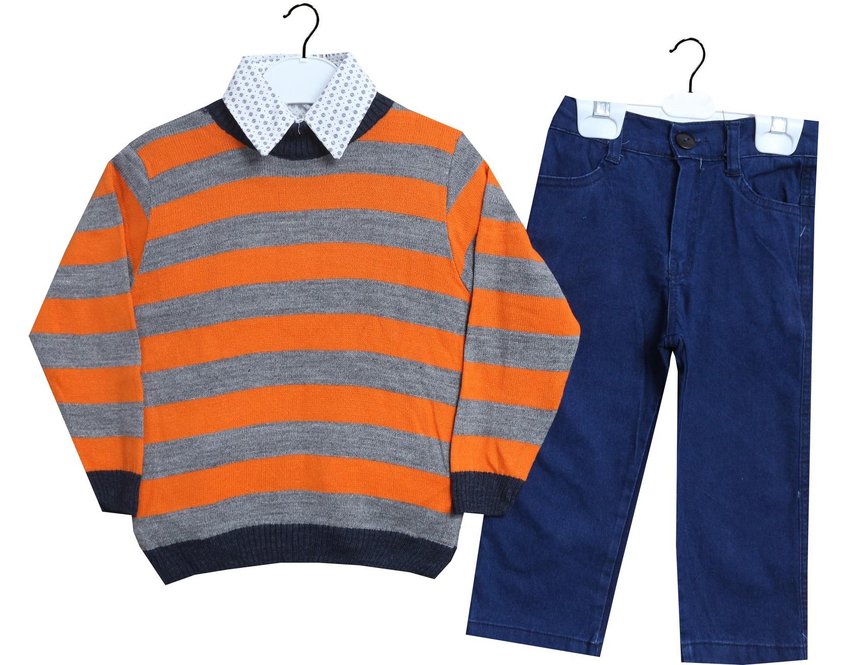 8879 wholesale triple kids suit 2-3-4-5 years