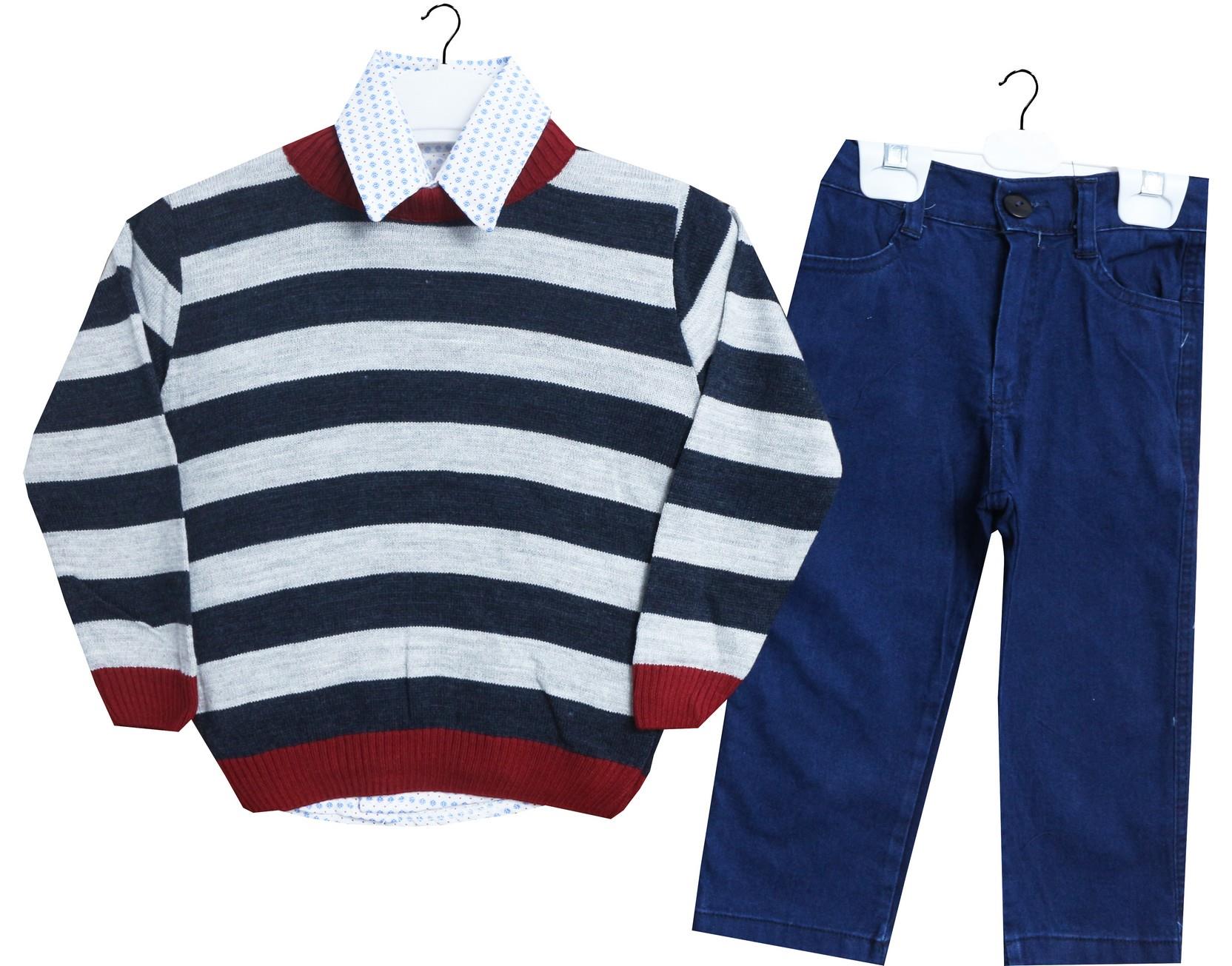 8879 wholesale triple kids suit 2-3-4-5 years