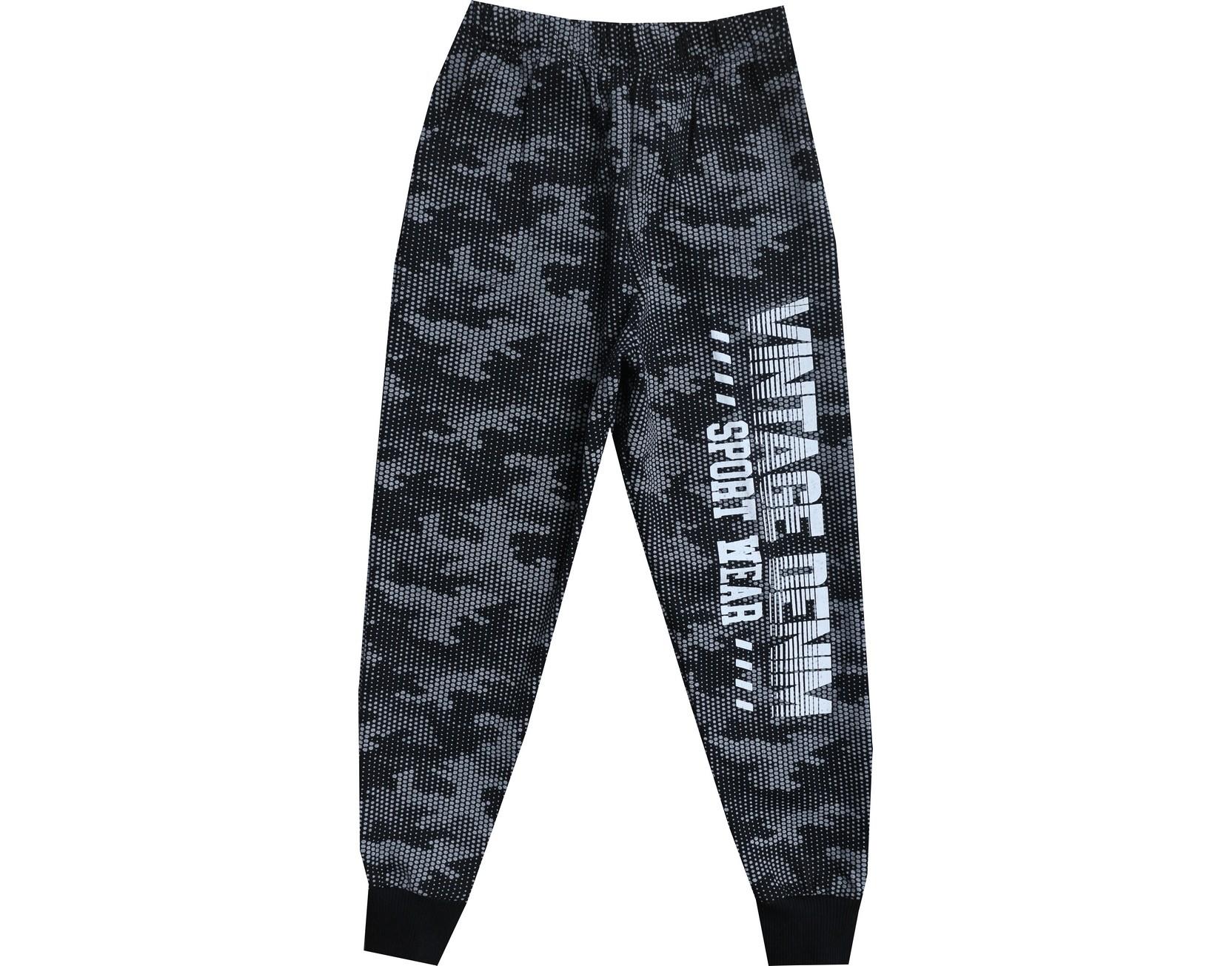 الجملة 6 عبوات بدلة رياضية بطبعة التمويه أسفل 8-9-10 سنوات