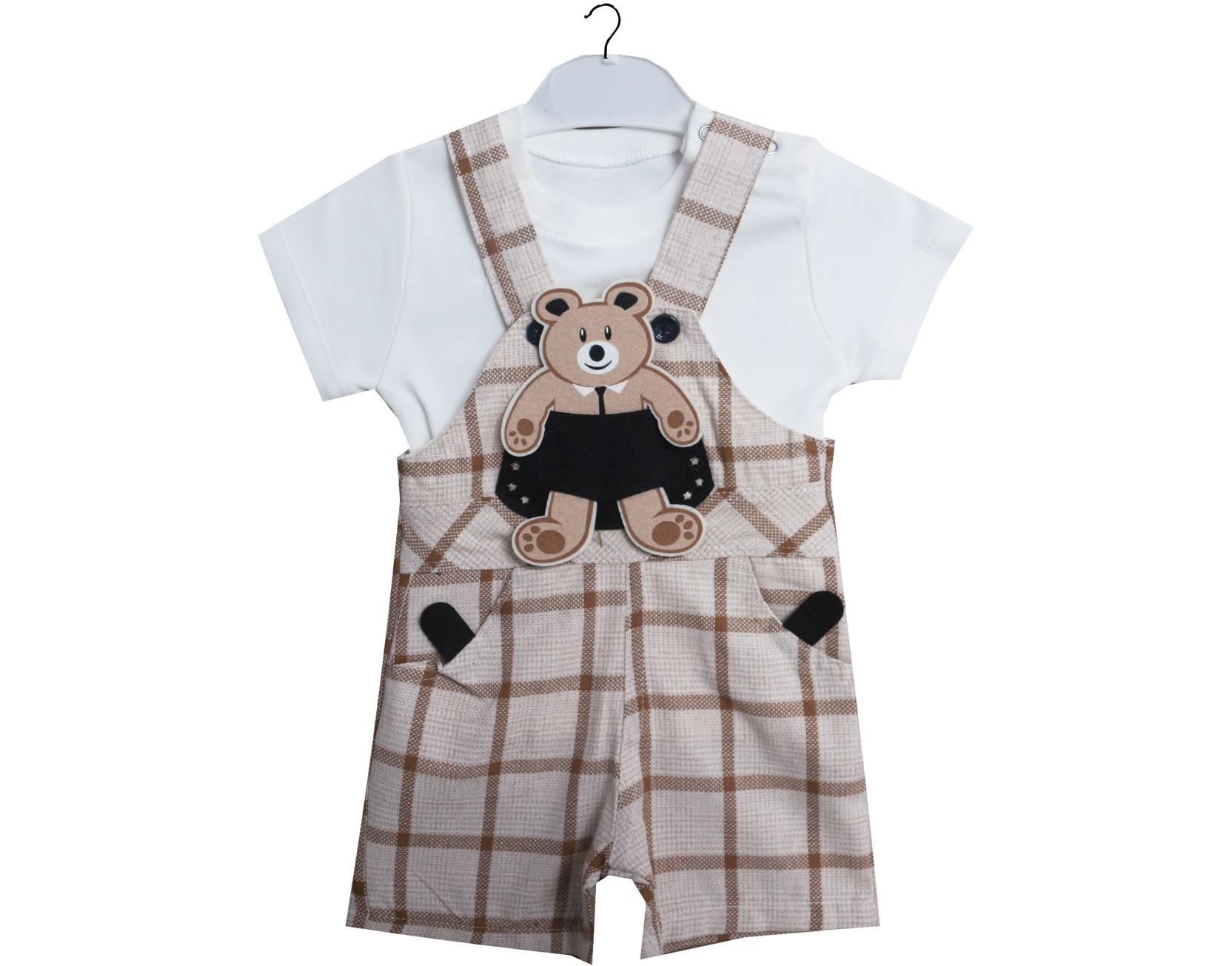 2541 toptan ekose bebe slopet 6-9-12-18 ay