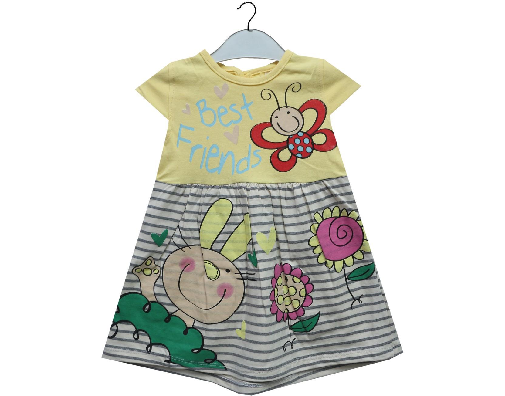 6039 toptan kız elbise 9-12-18 ay