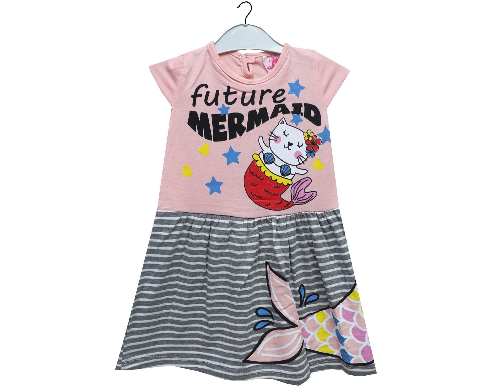 6043 toptan kız elbise 9-12-18 ay