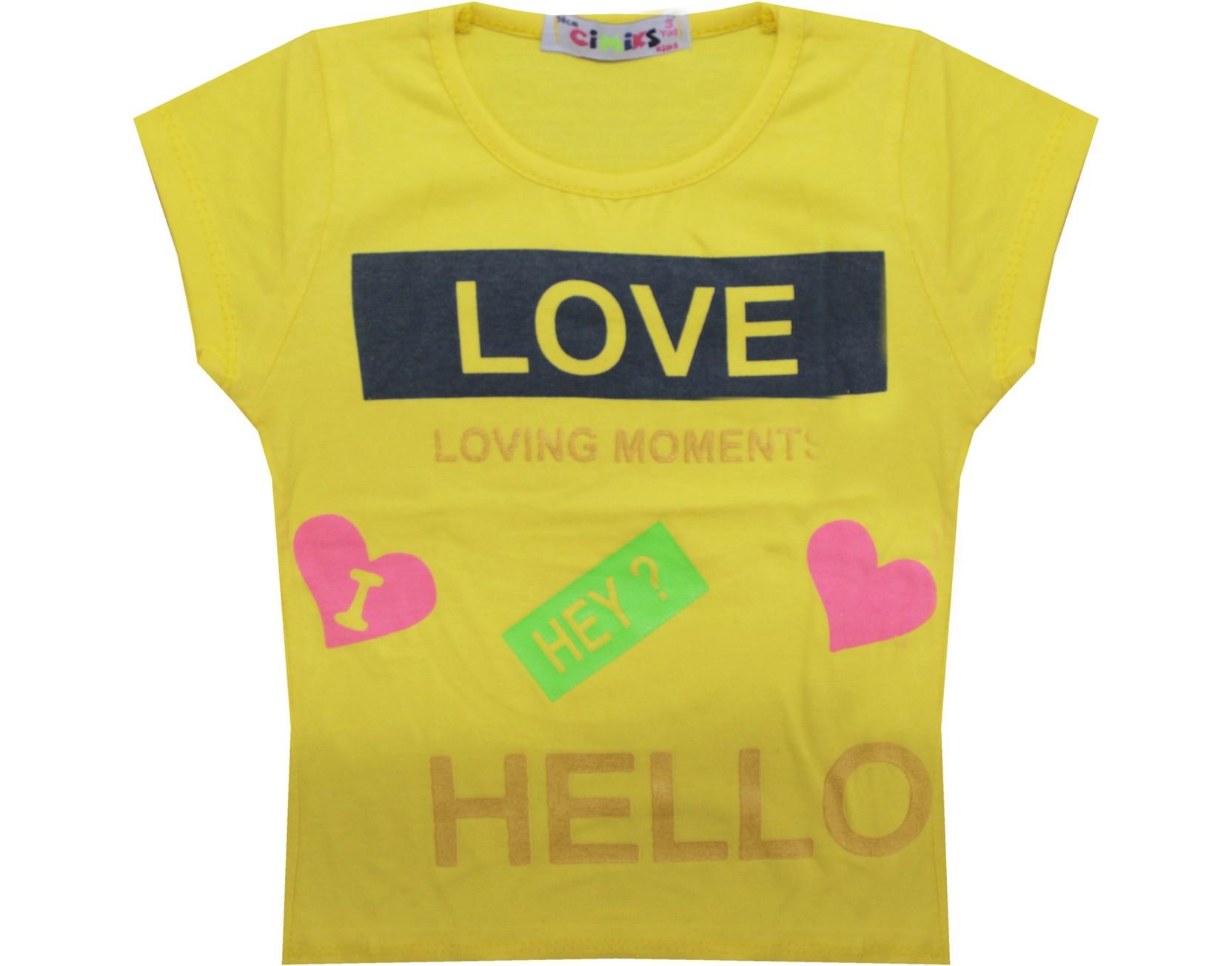 1015 оптом детские летние футболки для девочек на 3-4-5-6-7 лет