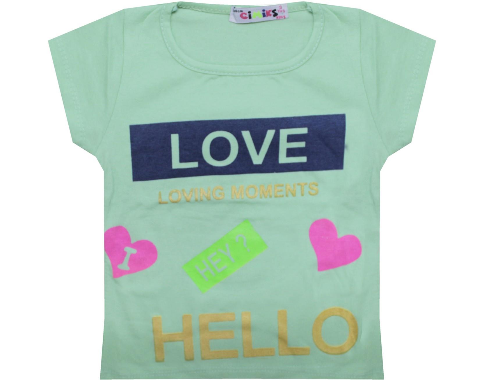 1015 оптом детские летние футболки для девочек на 3-4-5-6-7 лет