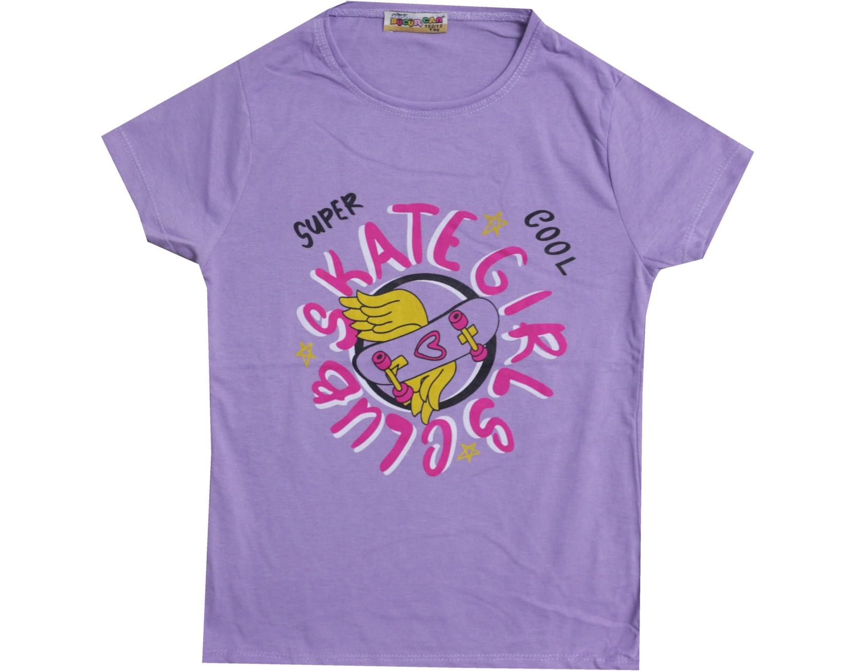 110345 оптом детские летние футболки для девочек на 8-9-10-11-12 лет