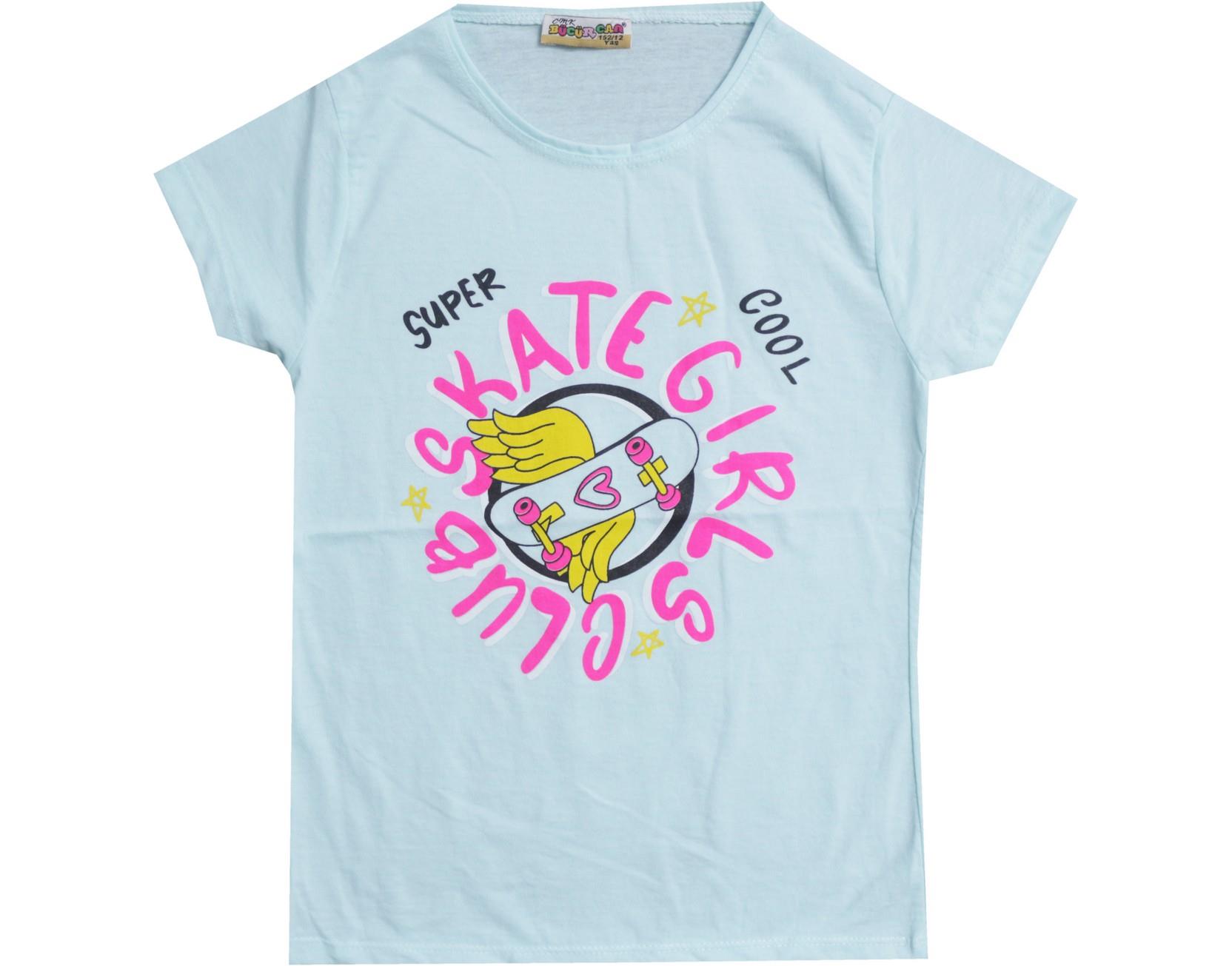 110345 оптом детские летние футболки для девочек на 8-9-10-11-12 лет