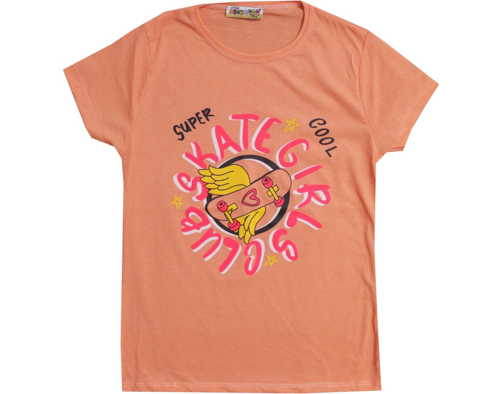 110345 оптом детские летние футболки для девочек на 8-9-10-11-12 лет