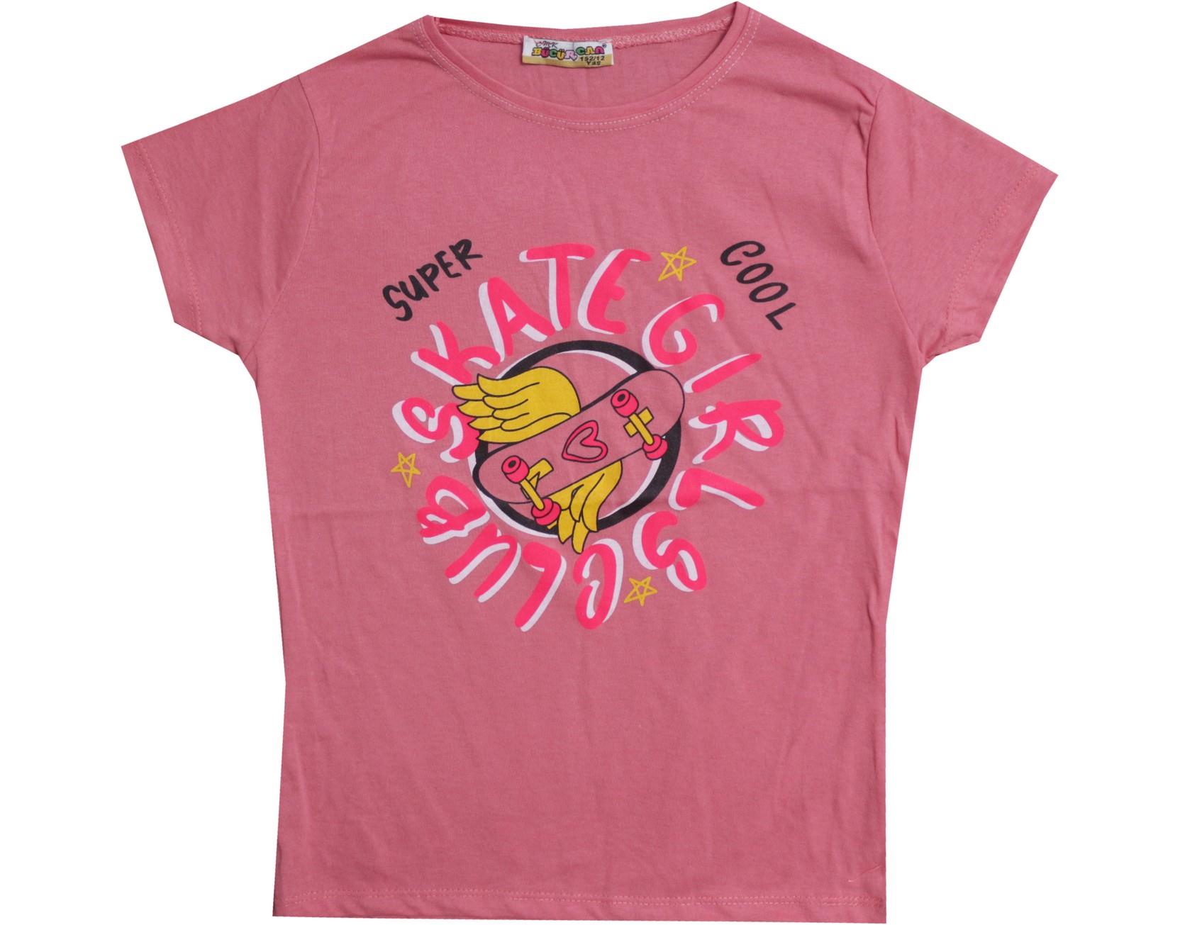 110345 оптом детские летние футболки для девочек на 8-9-10-11-12 лет