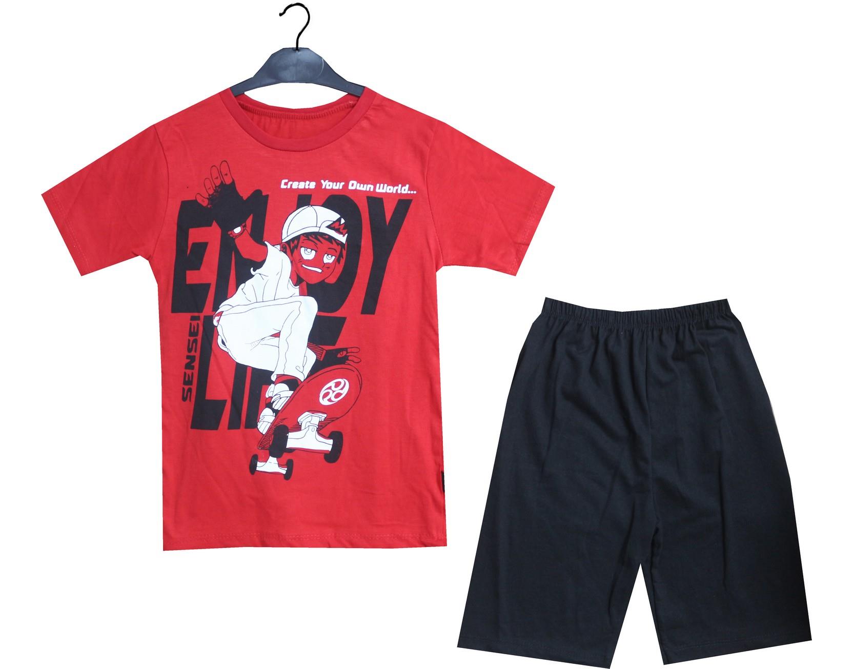 3307 toptan ikili erkek çocuk takım 9-10-11-12 yaş