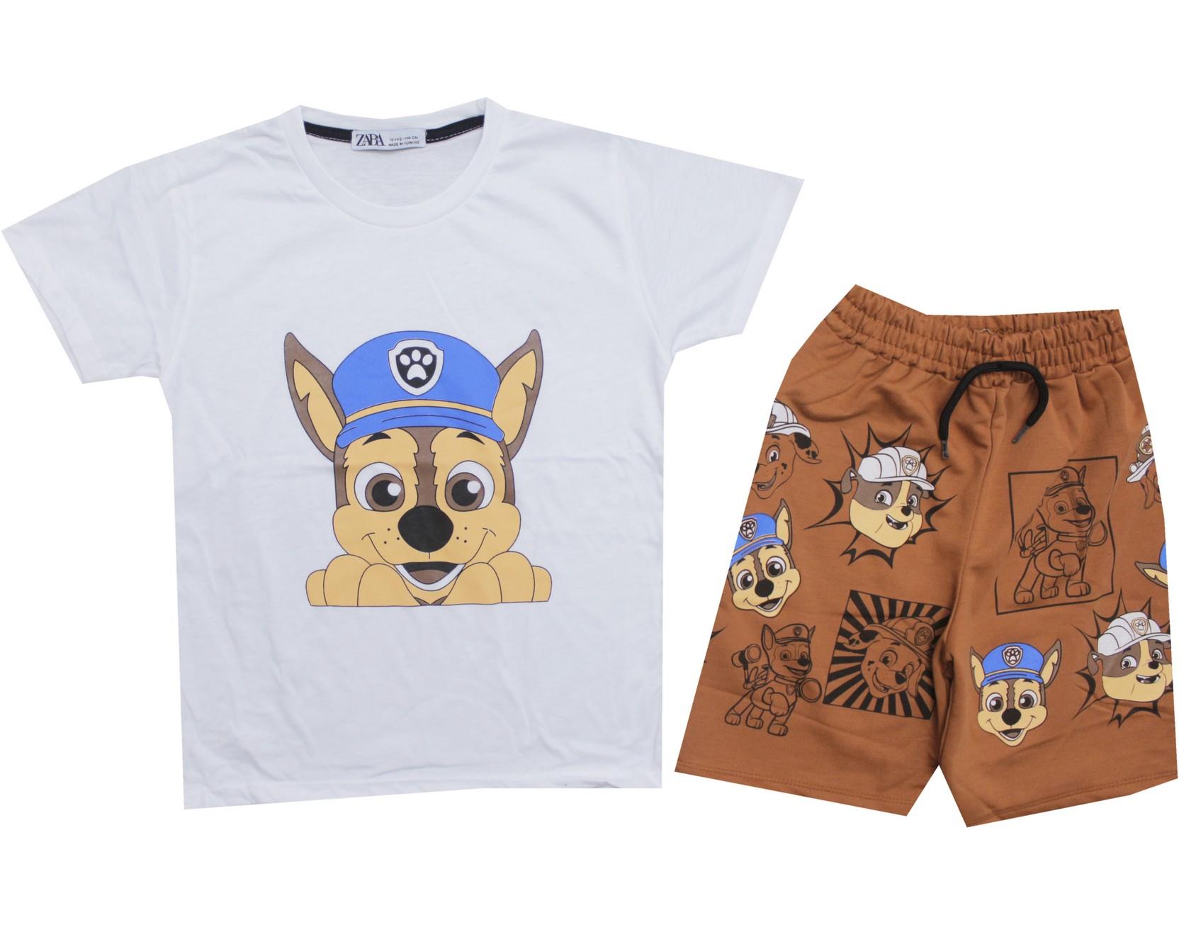 110845 оптом детские летние костюмы-двойки,футболки с шортами для мальчиков на 7-8-9-10 лет