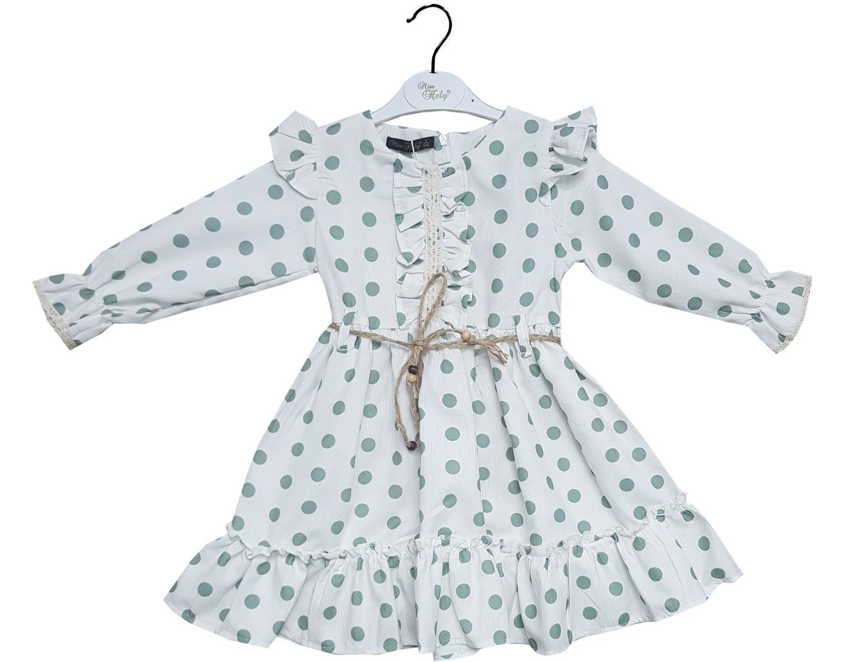 4083 оптом детские демисезонные платья для девочек на 3-4-5-6 лет