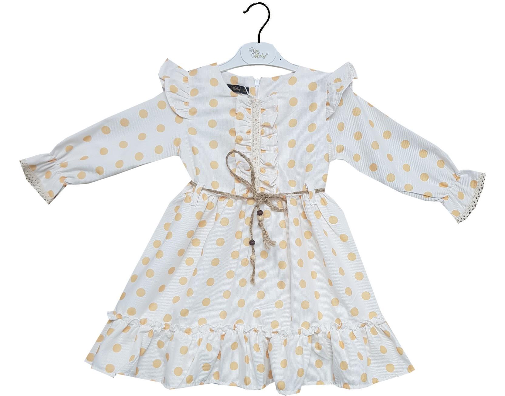 4083 оптом детские демисезонные платья для девочек на 3-4-5-6 лет