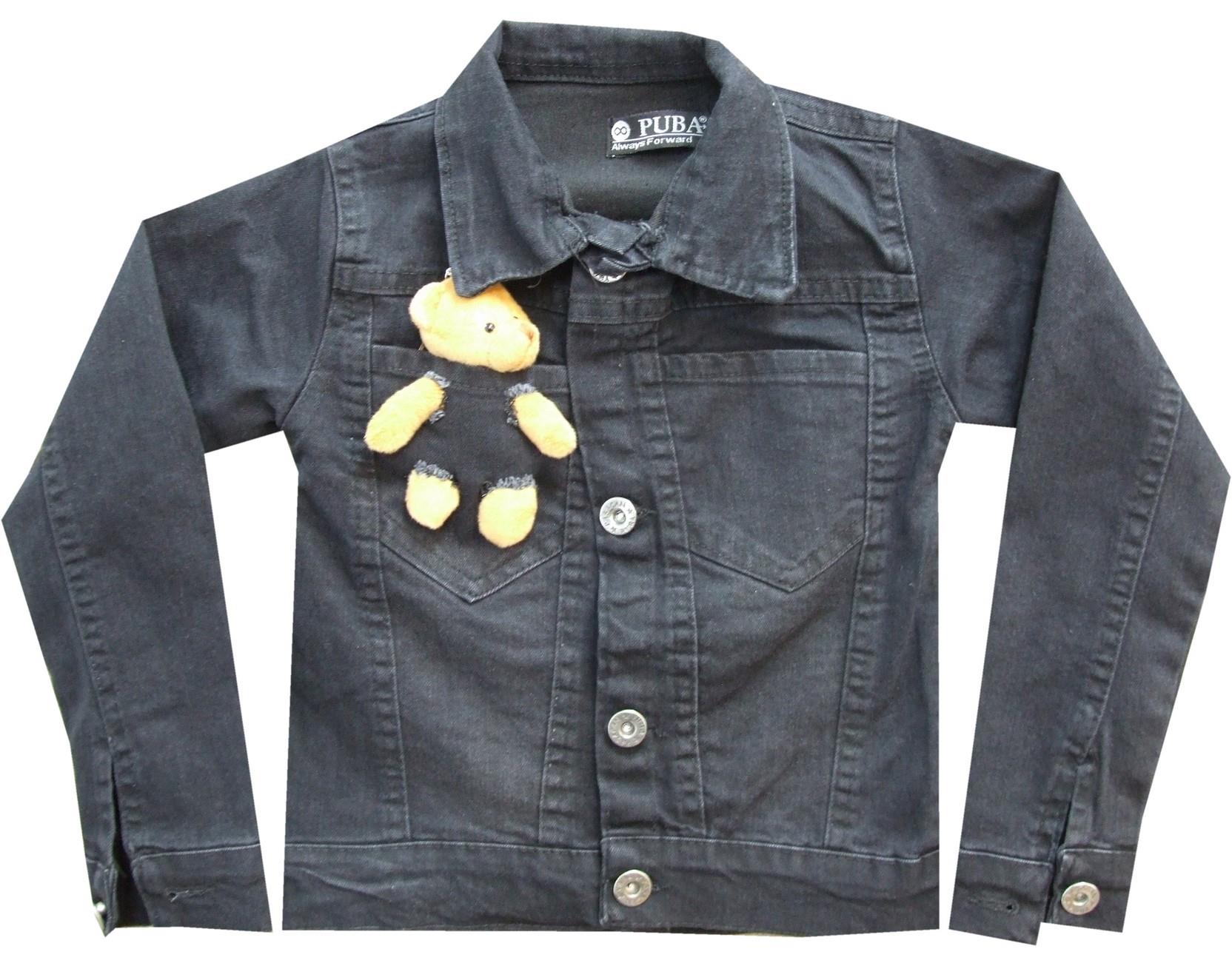 25520-1 оптом детские демисезонные джинсовые куртки для девочек на 3-4-5-6-7 лет 