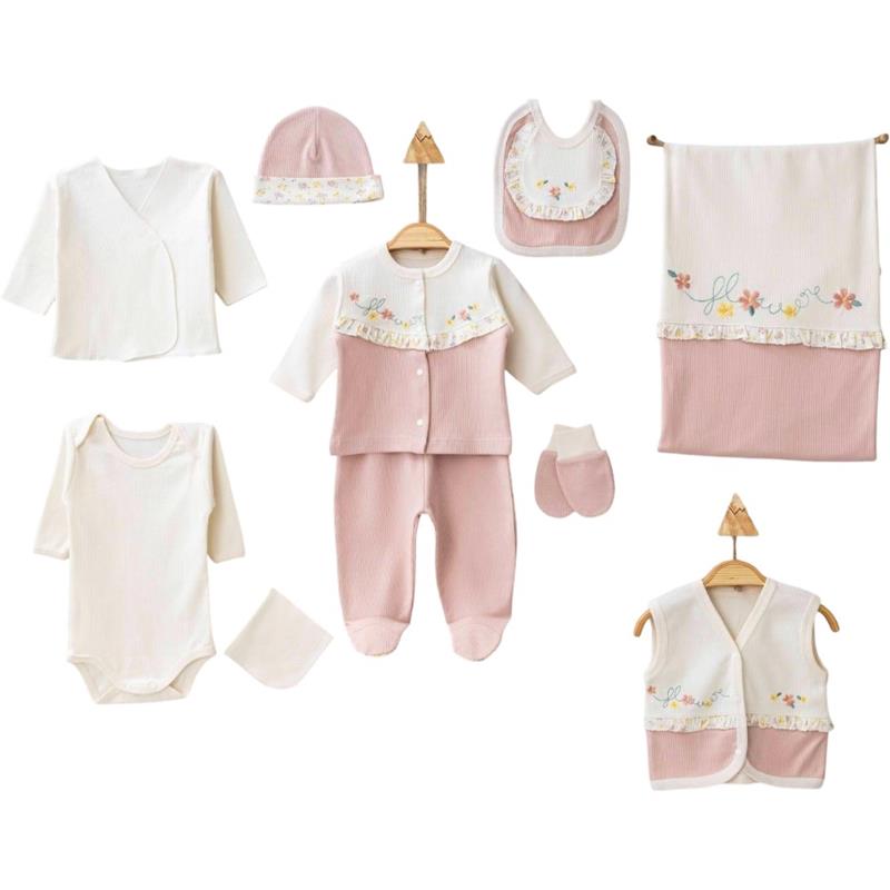 6617 toptan bebekler için 10 parçalı hastahane çıkışı bebek kutulu setleri