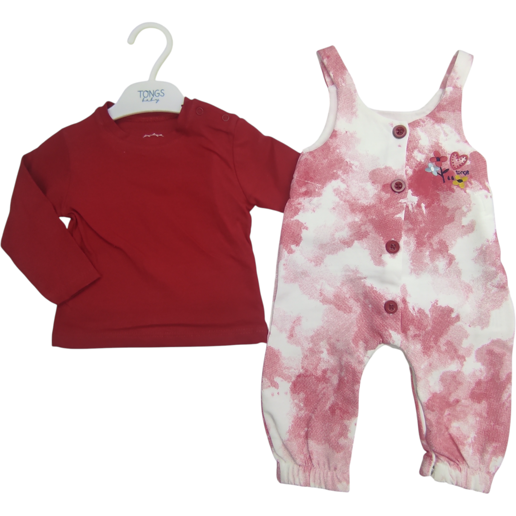 44648 بالجملة طفل الربيع والخريف بلوزات مع بذلة بنطلون للأطفال لمدة 3-6-9 أشهر