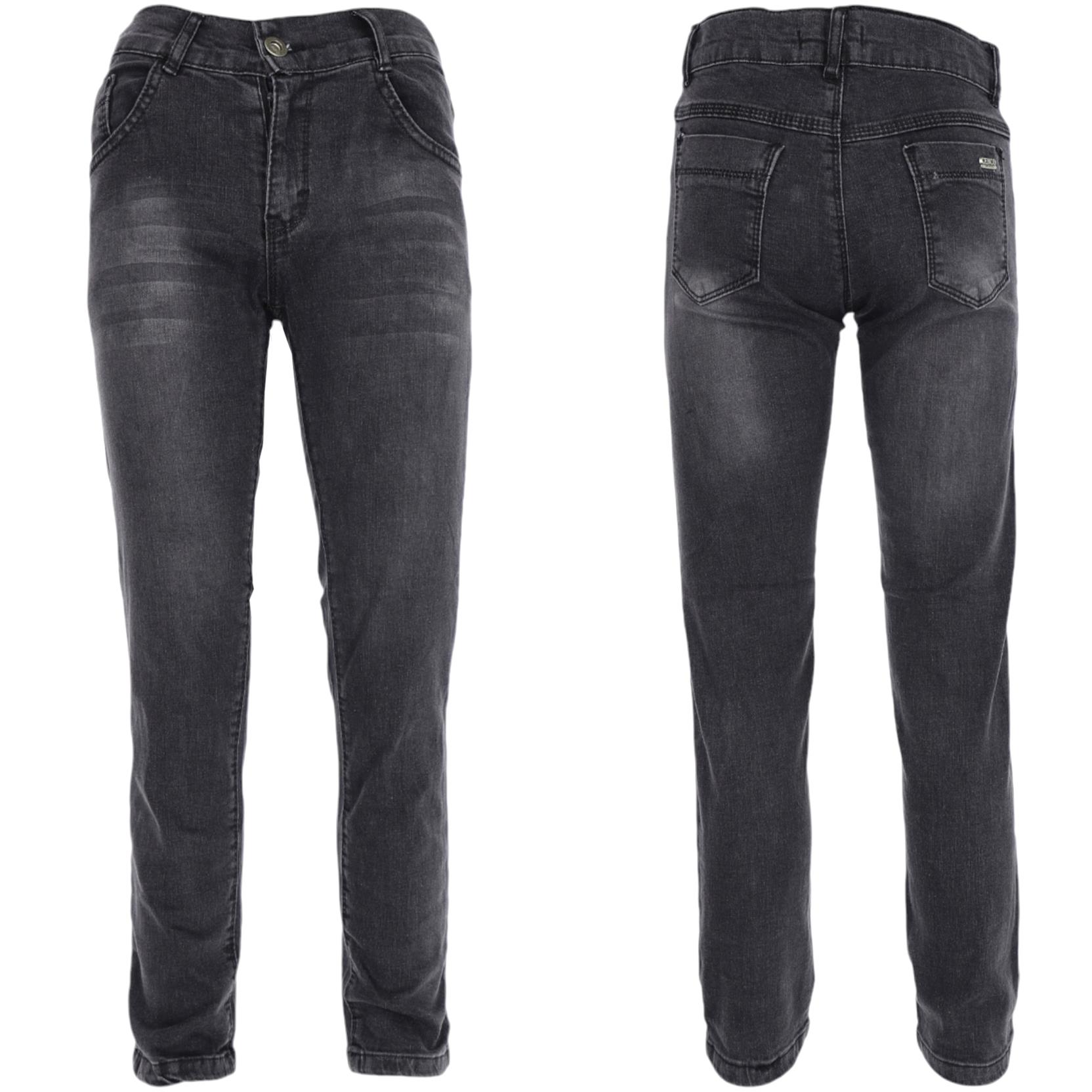 6004 gri kız erkek çocuk kot pantolonlar toptan 8/12 yaş