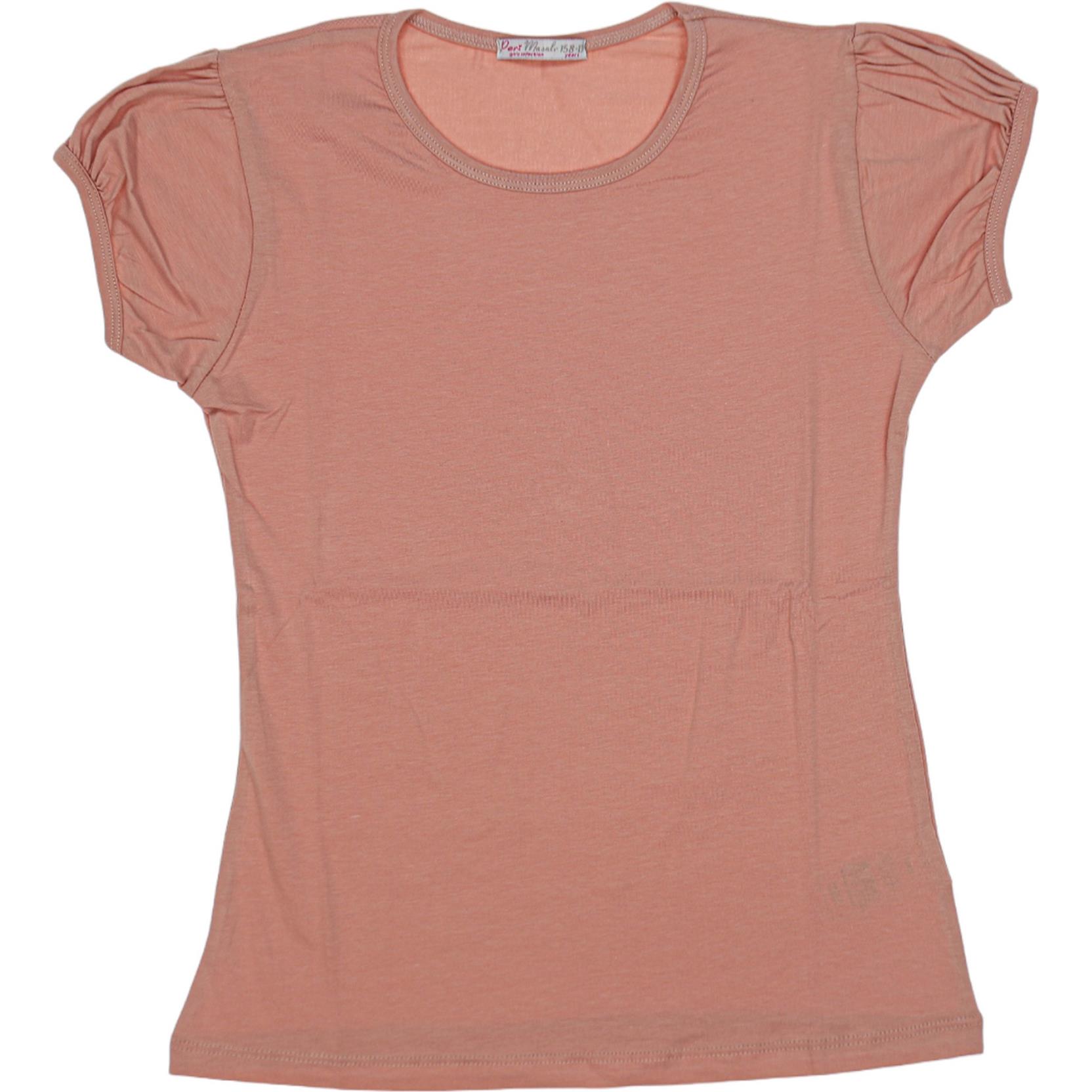 10862 wholesale children's summer plain T-shirts for girls for 13-14-15-16 years