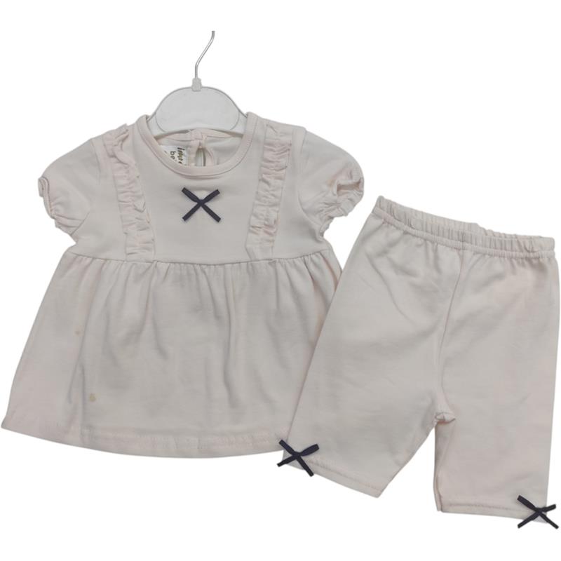 042 toptan 6/18 aylık kızlar için şortlu çocuk yazlık elbiseler