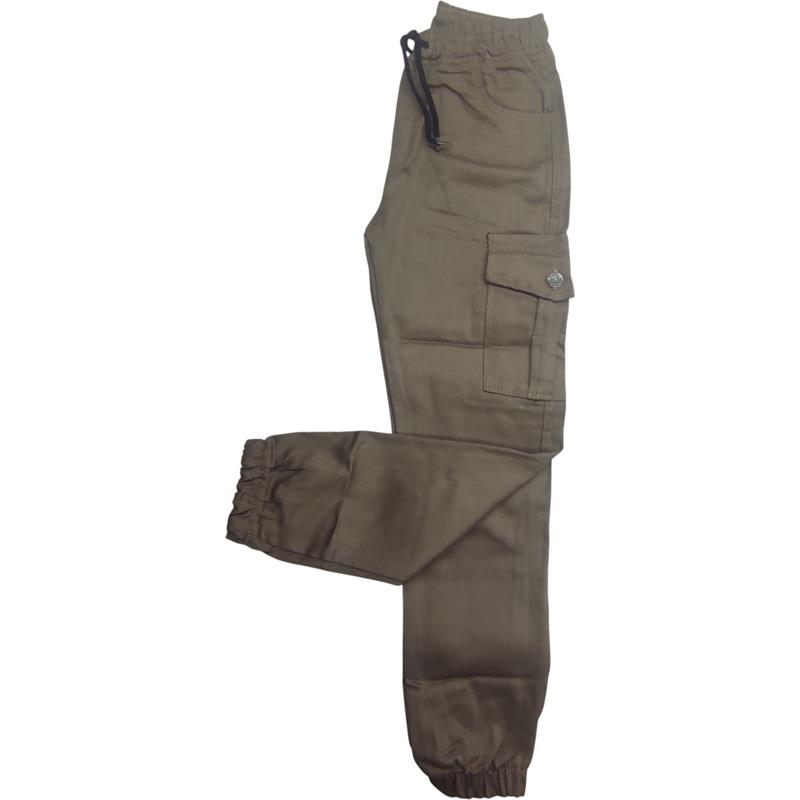 1406 toptan 8/12 yaş erkek çocuklar için kargo cepli çocuk pantolonu