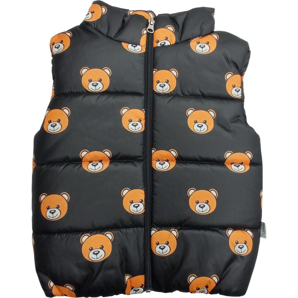 260 wholesale children's demi-season vests with synthetic padding for girls aged 2-3-4-5 years