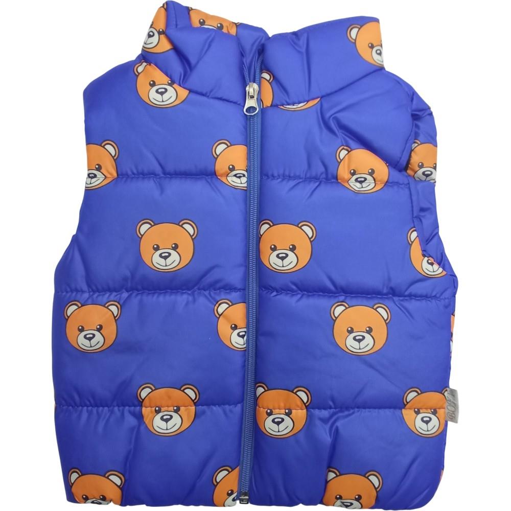 260 wholesale children's demi-season vests with synthetic padding for girls aged 2-3-4-5 years