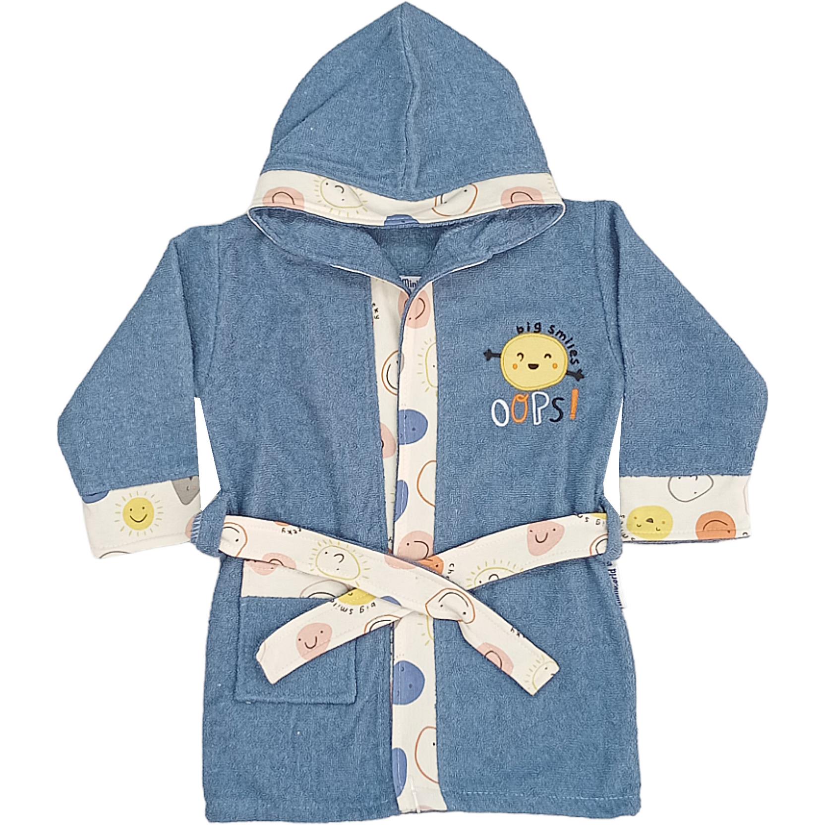 18114 erkek çocuk bornoz 1-2-3-4 yaş