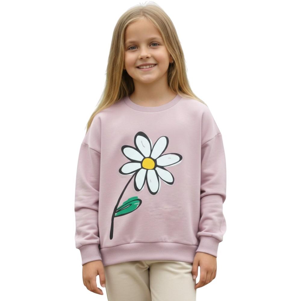 3091 SWEAT 9-10-11-12 YAŞ PAPATYA