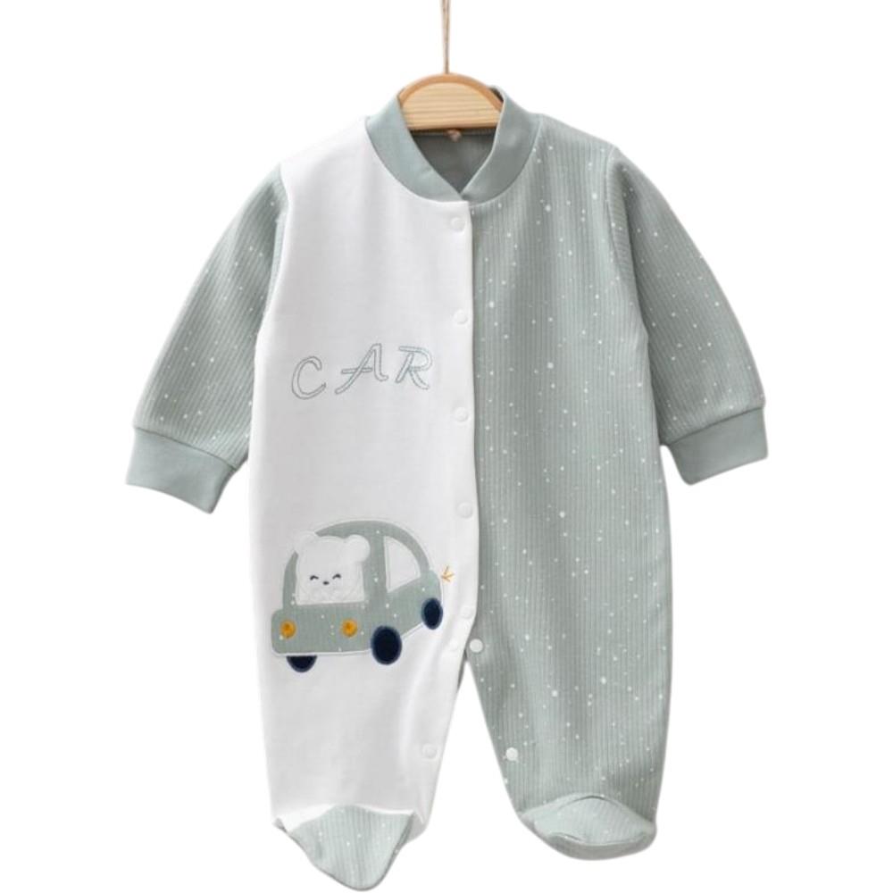 9166 wholesale children's demi-season overalls for infants 3-6 months