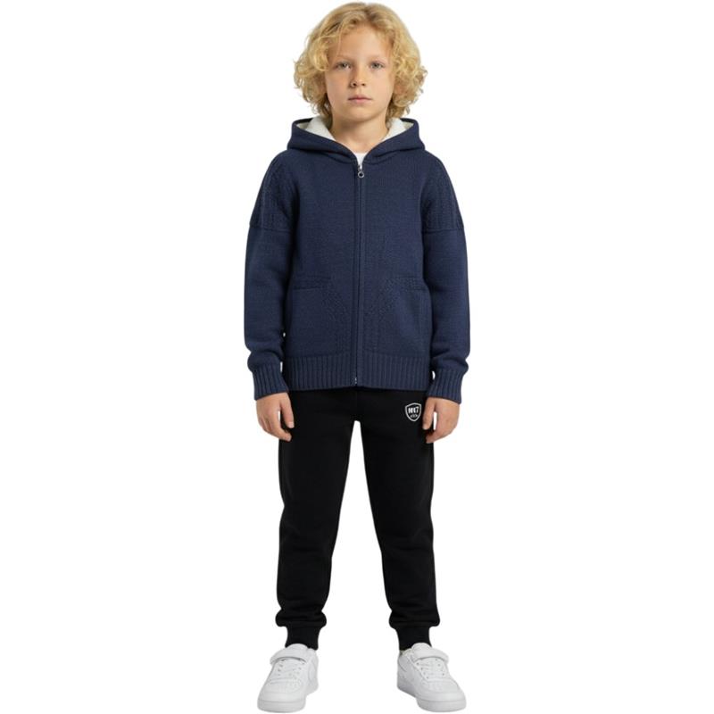 2090 toptan 10-14 yaş arası erkek çocuklar için kapüşonlu mevsimlik triko hırkalar