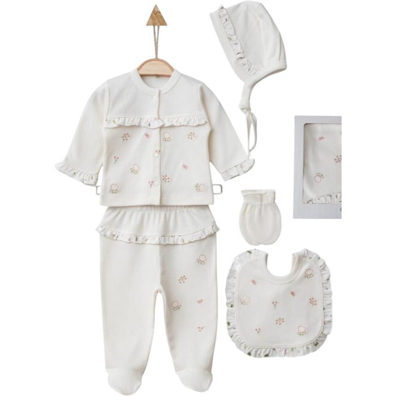 268 toptan bebekler için 5 parçalı hastahane çıkışı bebek kutulu setleri