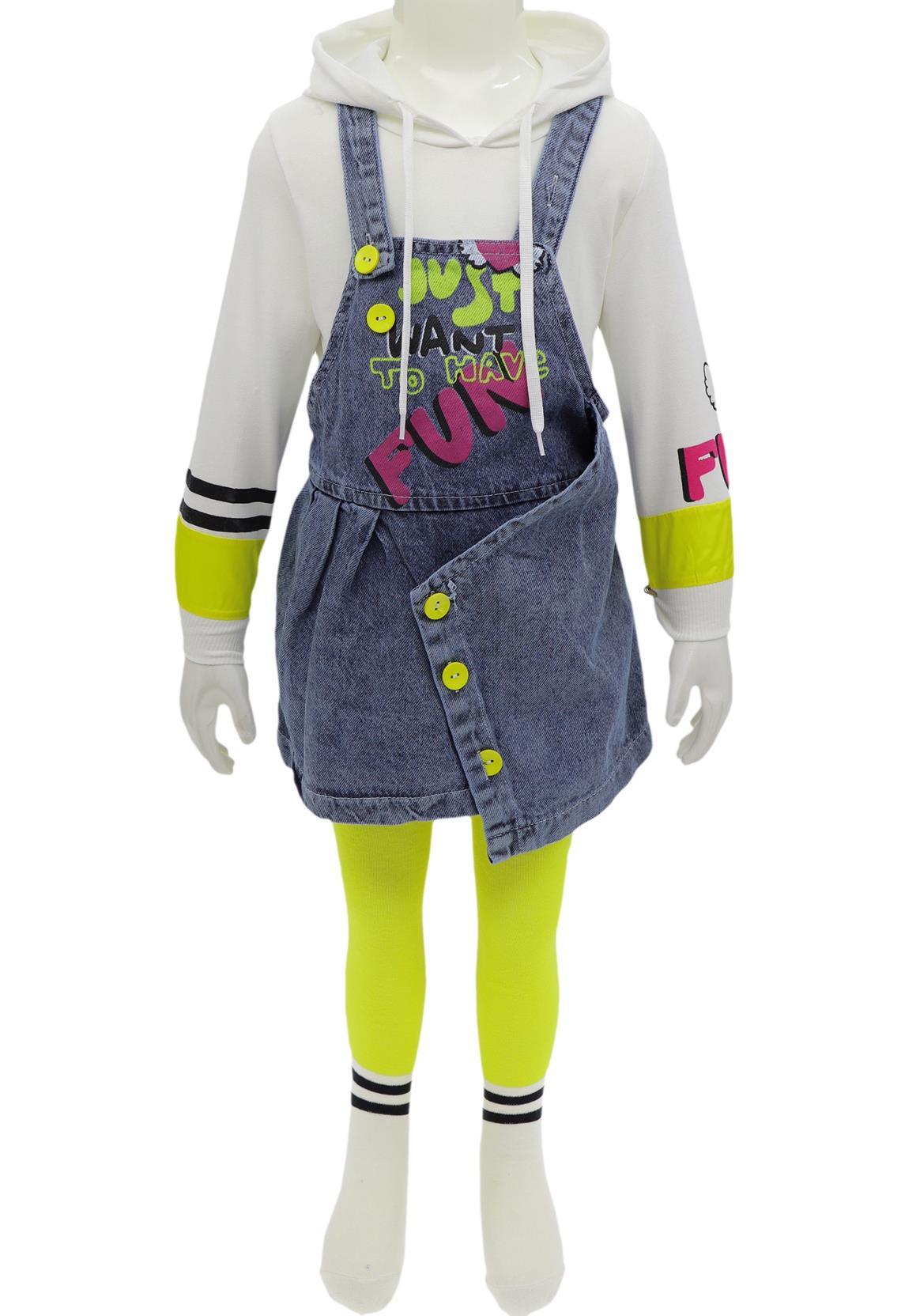 12073 Luxury girls denim suits wholesale 2/5 age gorgeous jeans models