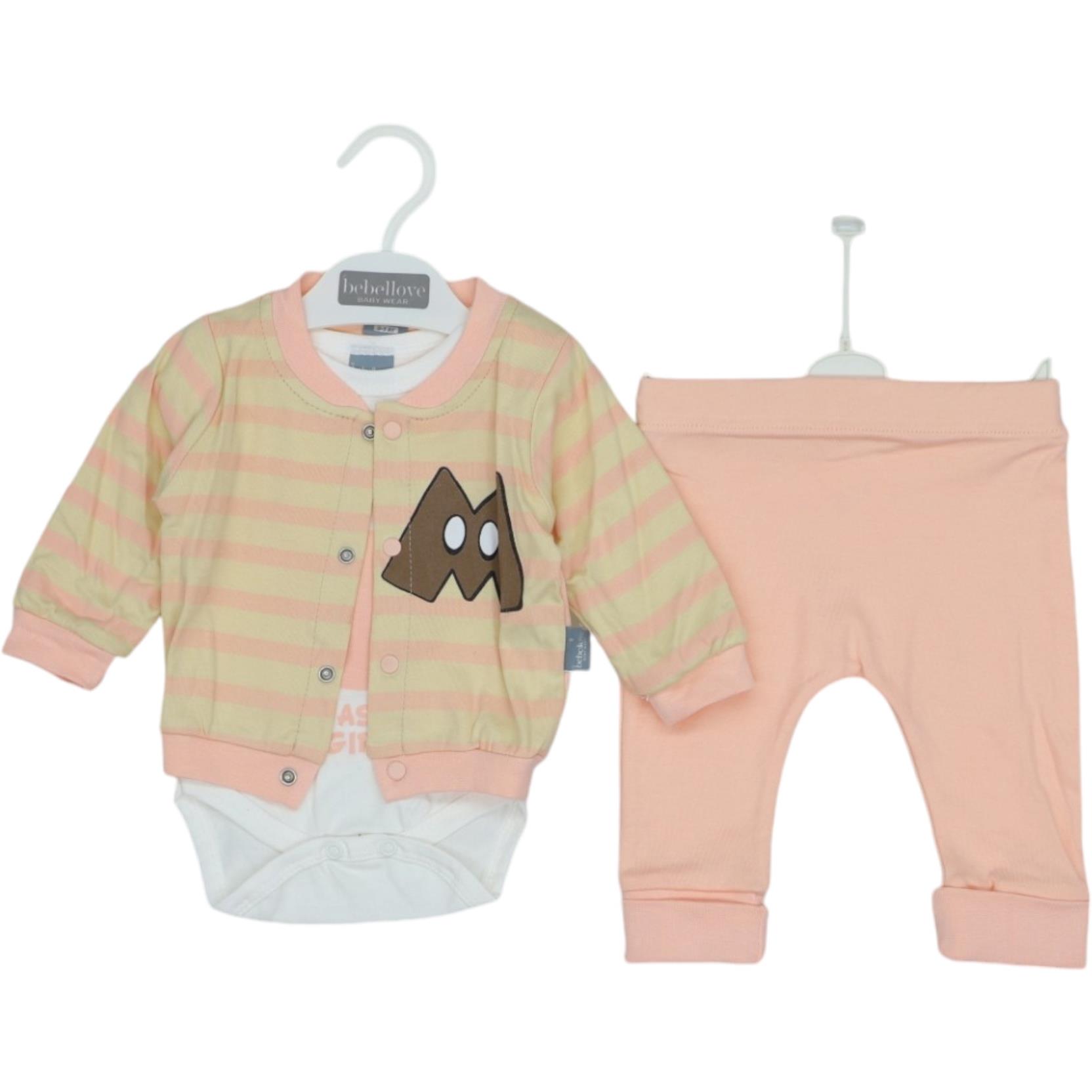 14034 en kaliteli bebek giyim takımlar toptan 3/12 ay