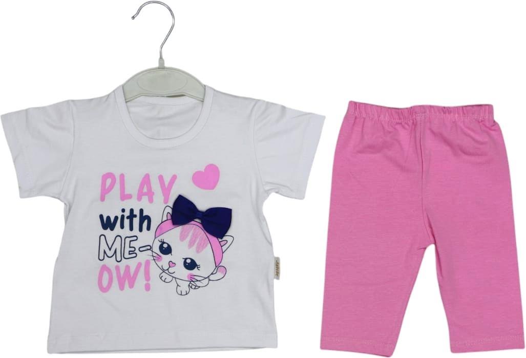 الجملة الأطفال الصيف قطعتين الدعاوى ، تي شيرت مع طماق للأطفال لمدة 9-12-18-24 أشهر