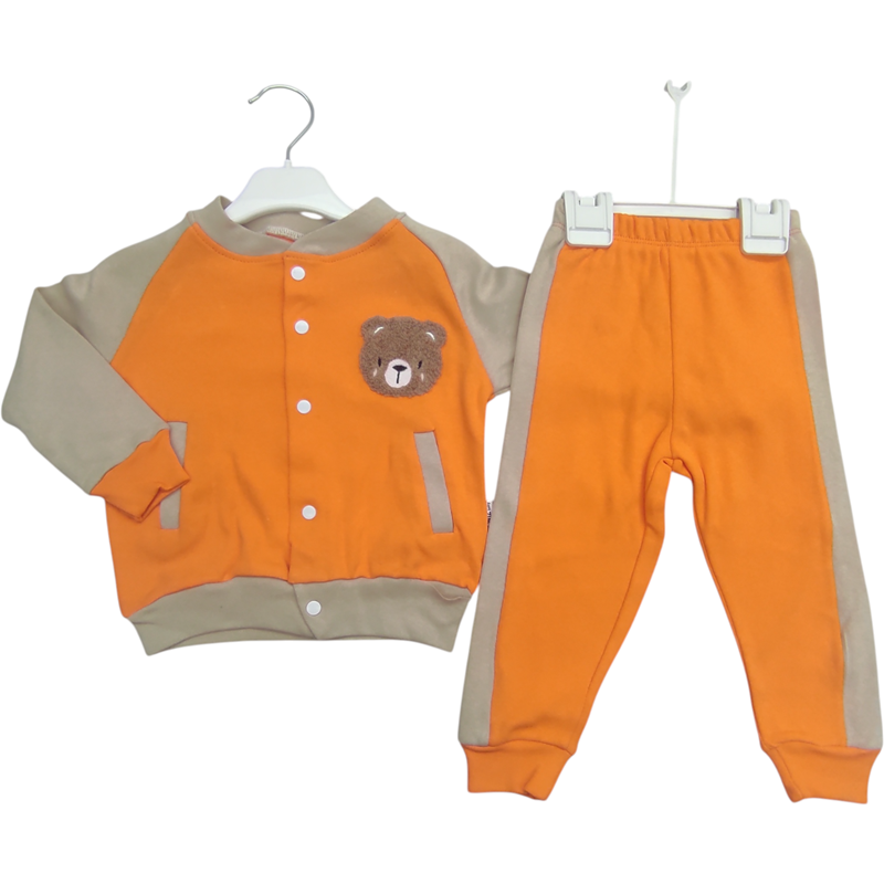 4233  toptan 9-12-18 aylık erkek çocuklar için iki parçalı mevsimlik çocuk takımları