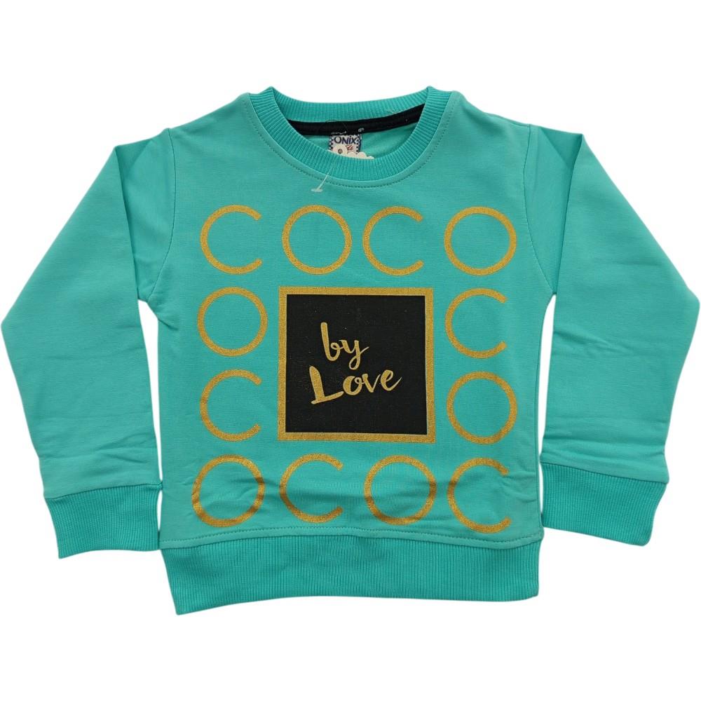 134 toptan 3-4-5-6-7 yaş arası kız çocuklar için çocuk ara mevsimlik sweatshirt