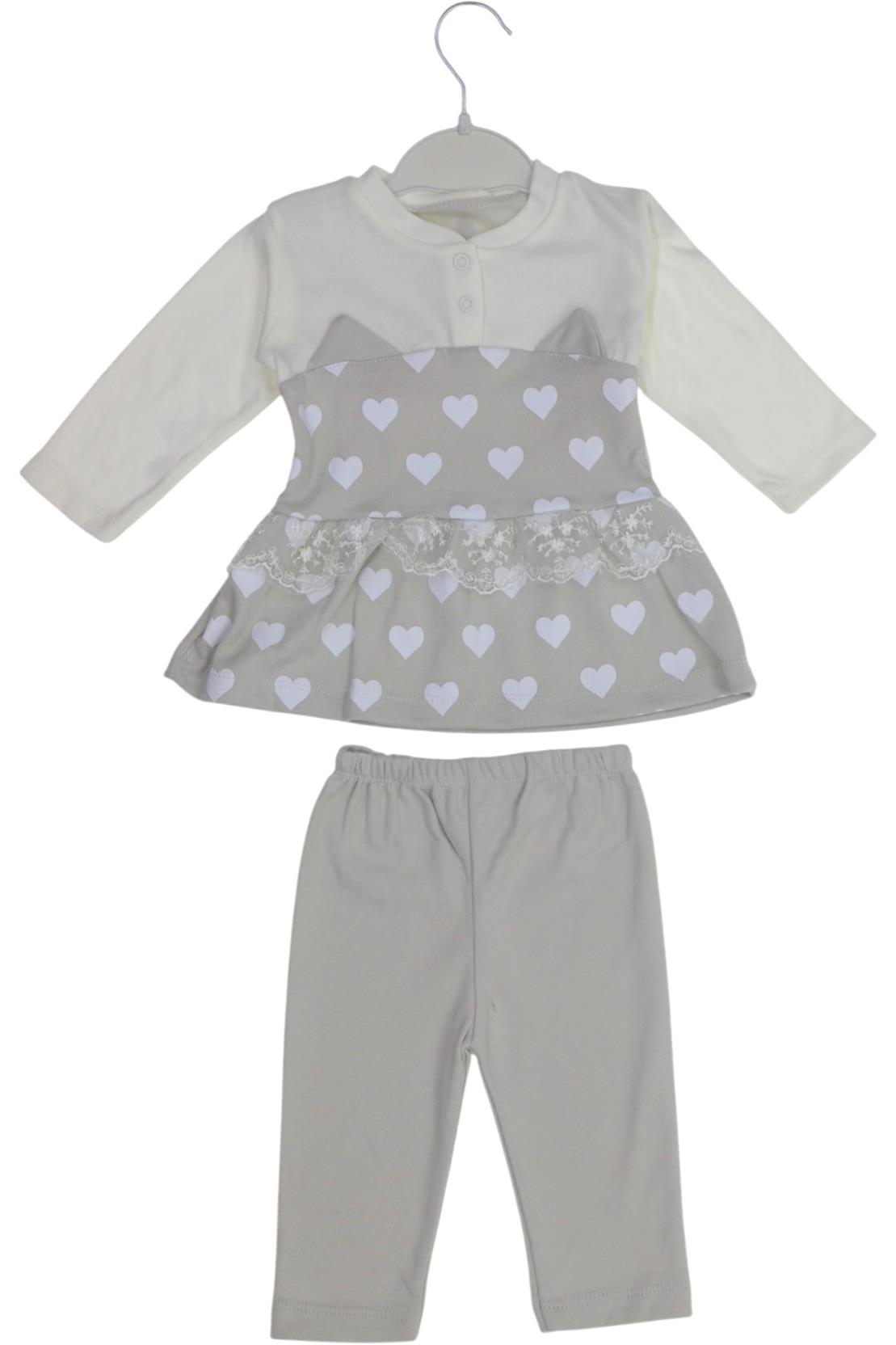 5001 الجملة الأطفال الربيع والخريف قطعتين الدعاوى للفتيات لمدة 6-9-12 أشهر