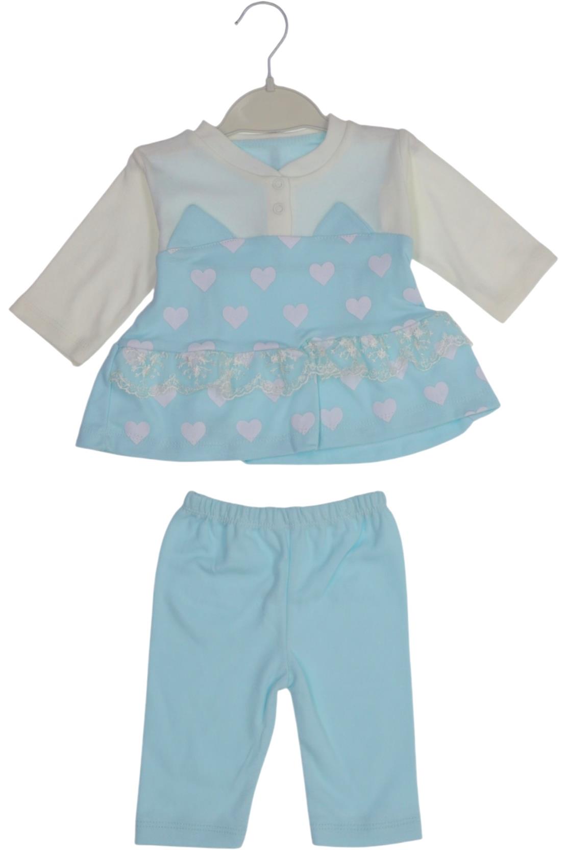 5001 الجملة الأطفال الربيع والخريف قطعتين الدعاوى للفتيات لمدة 6-9-12 أشهر