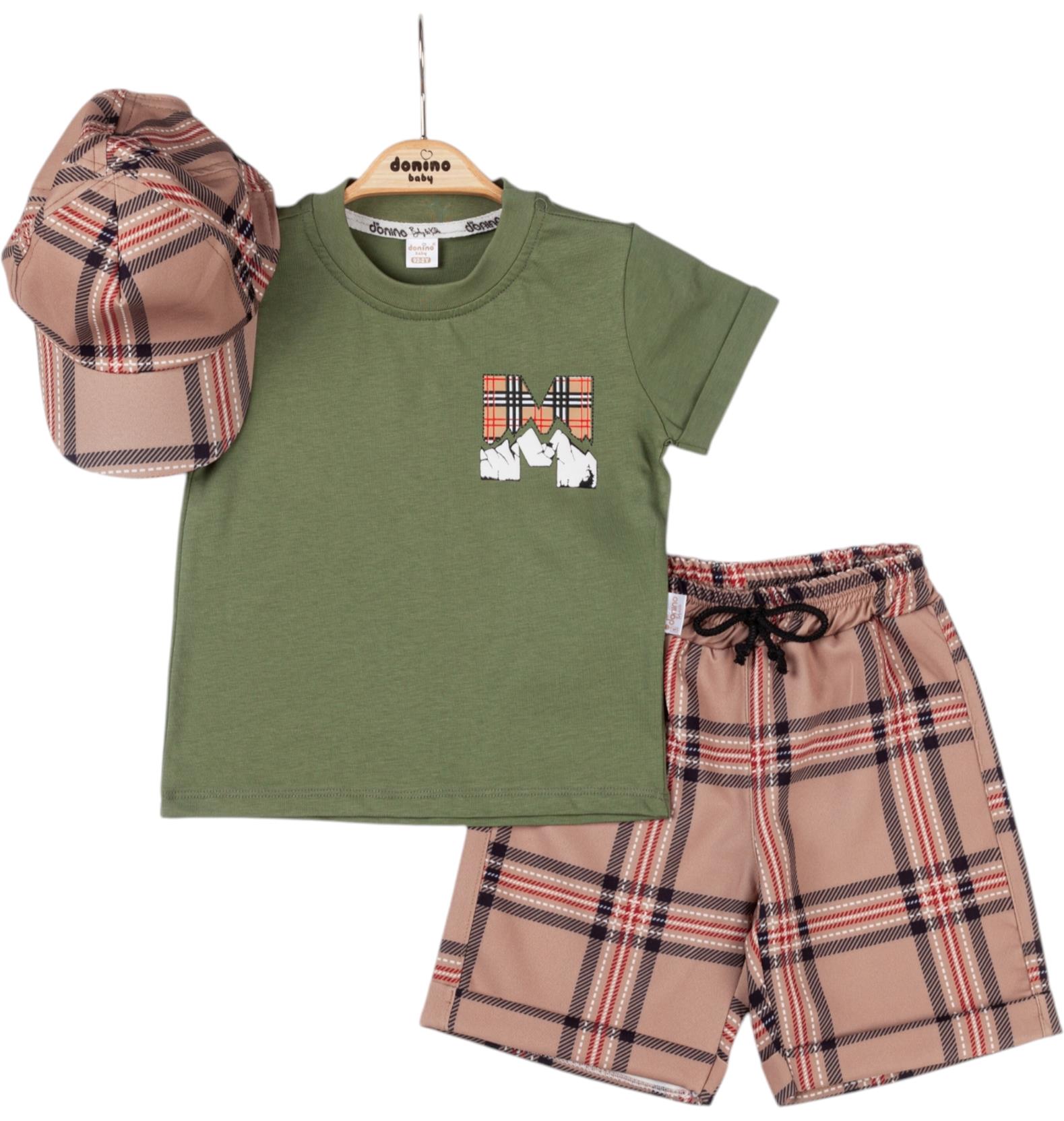 40792 burbery tarz yazlık erkek çocuk giyim toptan 2/5 yaş