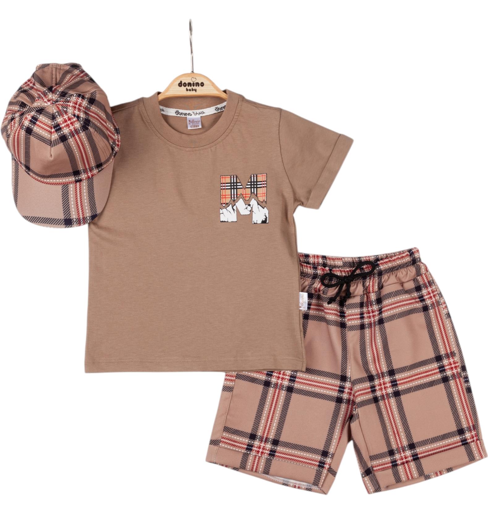 40792 burbery tarz yazlık erkek çocuk giyim toptan 2/5 yaş