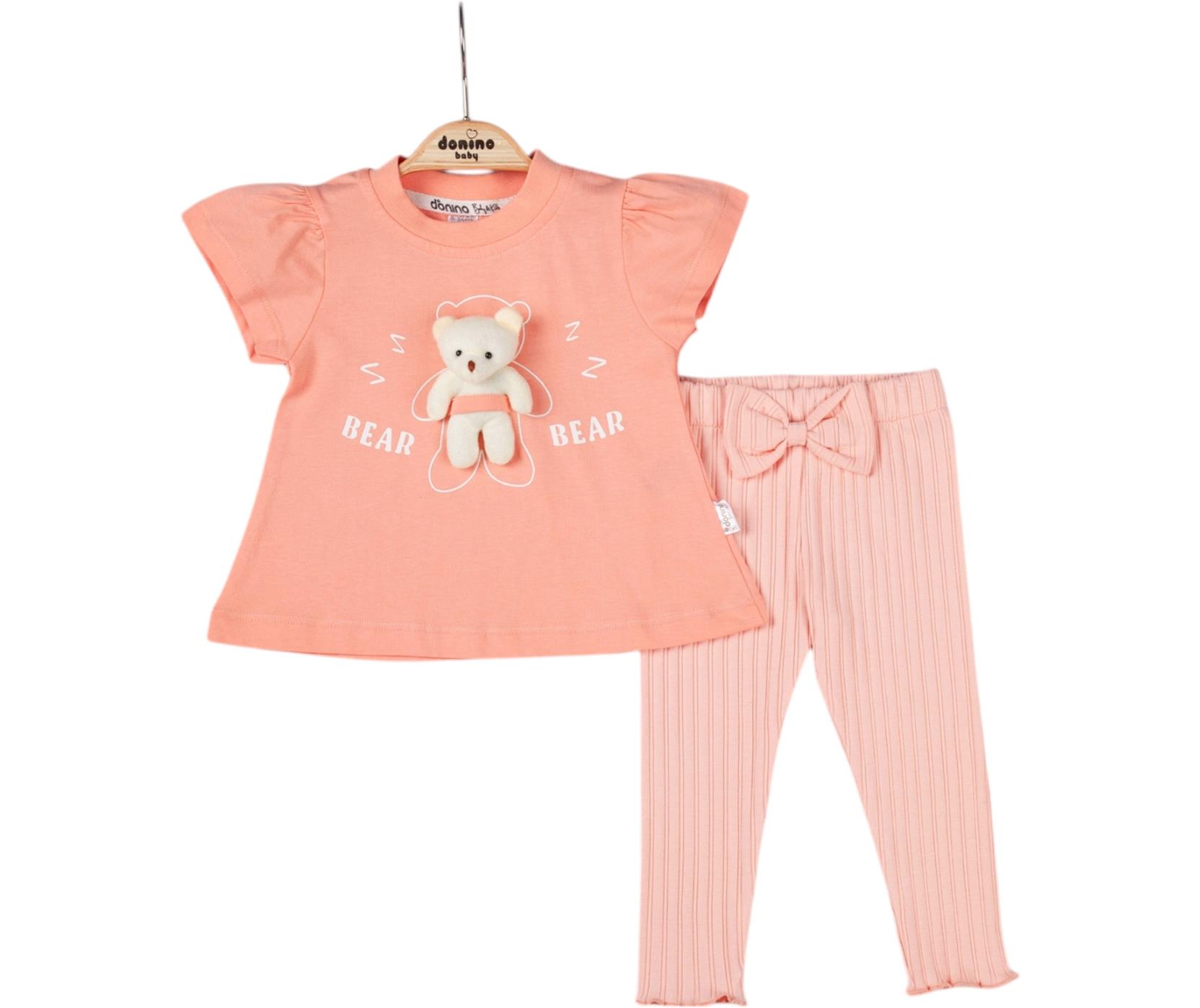 40738 الجملة الأطفال قطعتين الدعاوى ، تي شيرت مع طماق للفتيات لمدة 6/24 أشهر