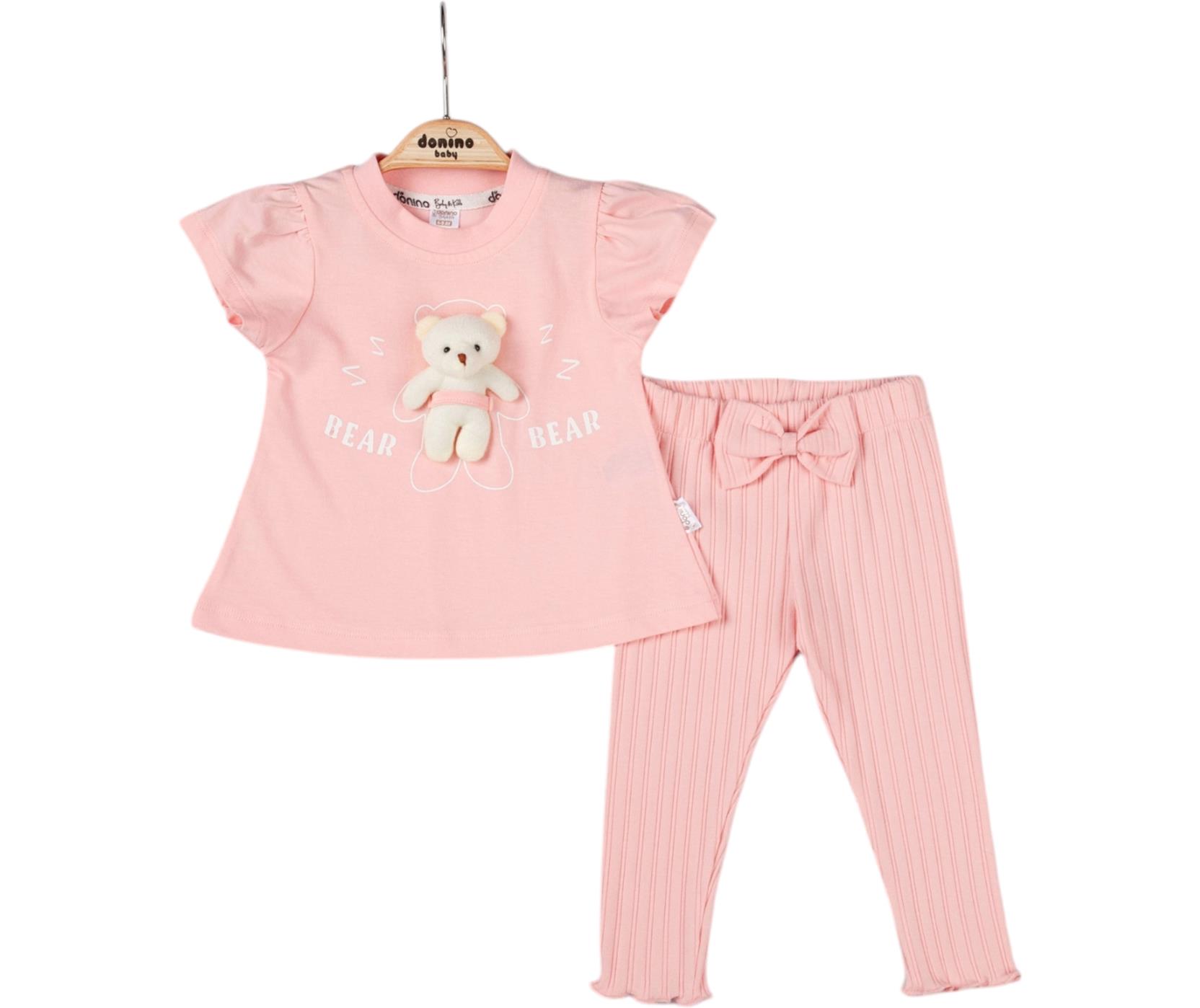 40738 الجملة الأطفال قطعتين الدعاوى ، تي شيرت مع طماق للفتيات لمدة 6/24 أشهر