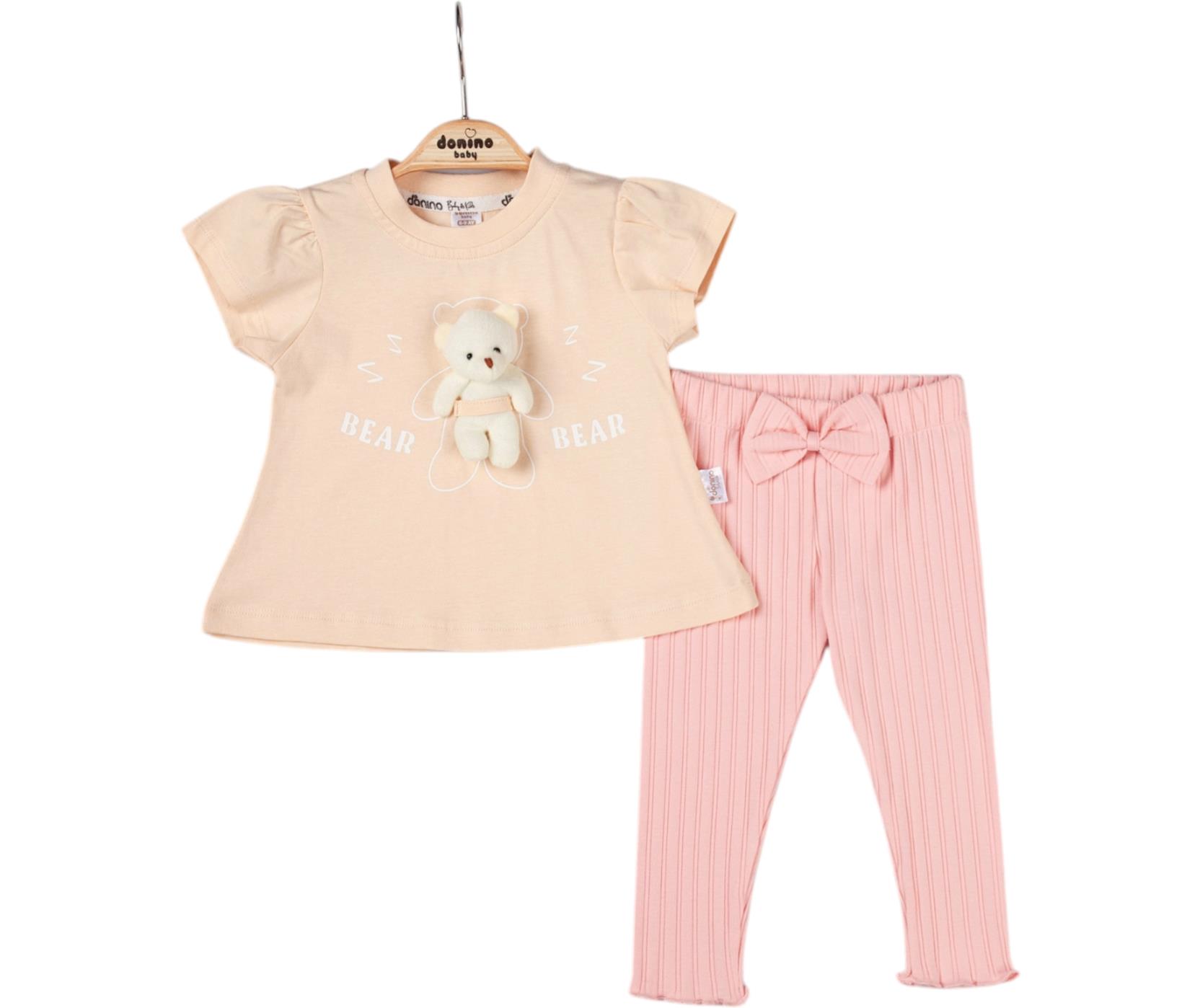 40738 الجملة الأطفال قطعتين الدعاوى ، تي شيرت مع طماق للفتيات لمدة 6/24 أشهر